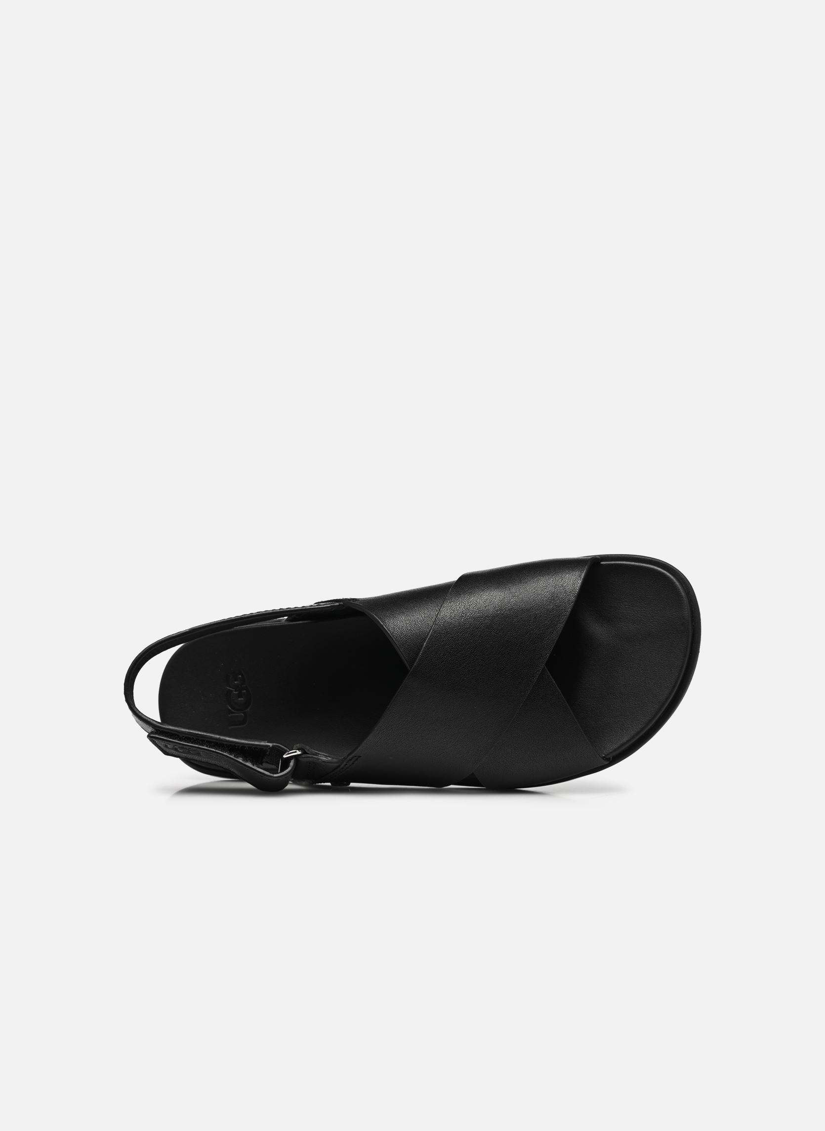 Sandales W SOLIVAN SLINGBACK femme noir UGG Sandales W SOLIVAN SLINGBACK femme noir BLACK LEATHER