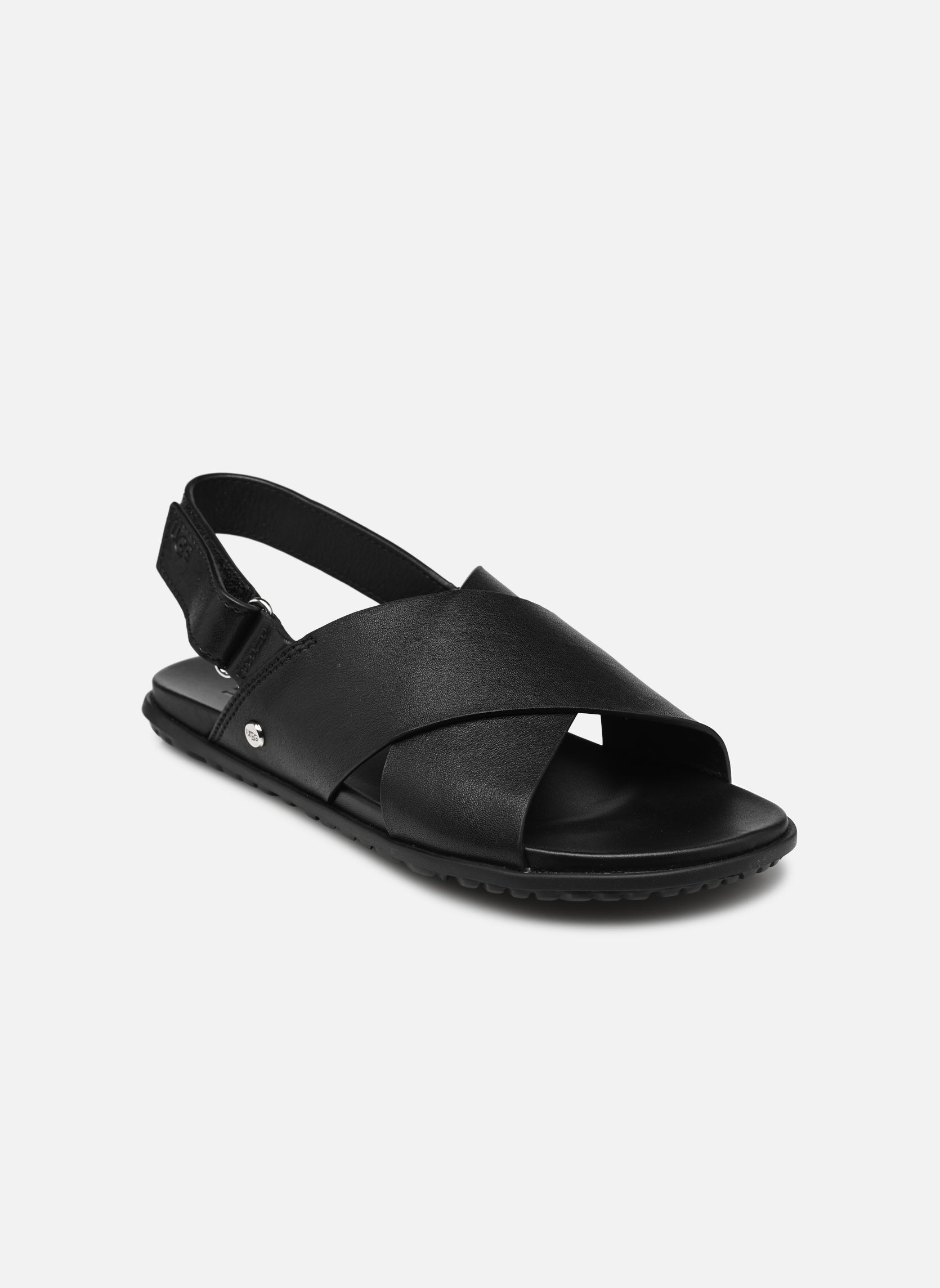Sandales W SOLIVAN SLINGBACK femme noir UGG Sandales W SOLIVAN SLINGBACK femme noir BLACK LEATHER