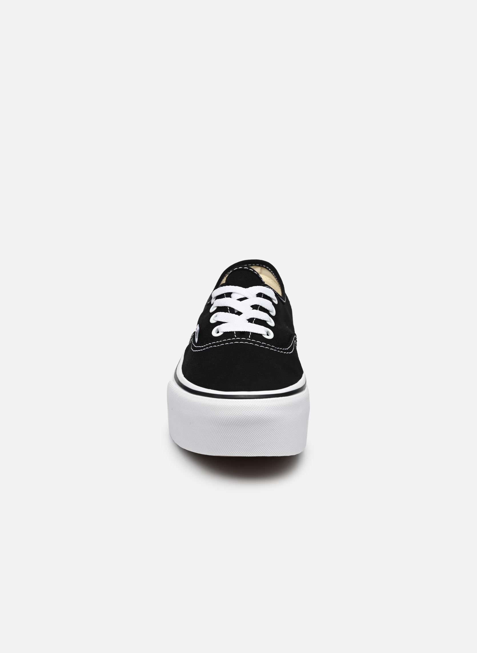 Print sneakers UA Authentic Stackform W zwart Vans Print sneakers UA Authentic Stackform W zwart CANVAS BLACK/TRUE WHITE
