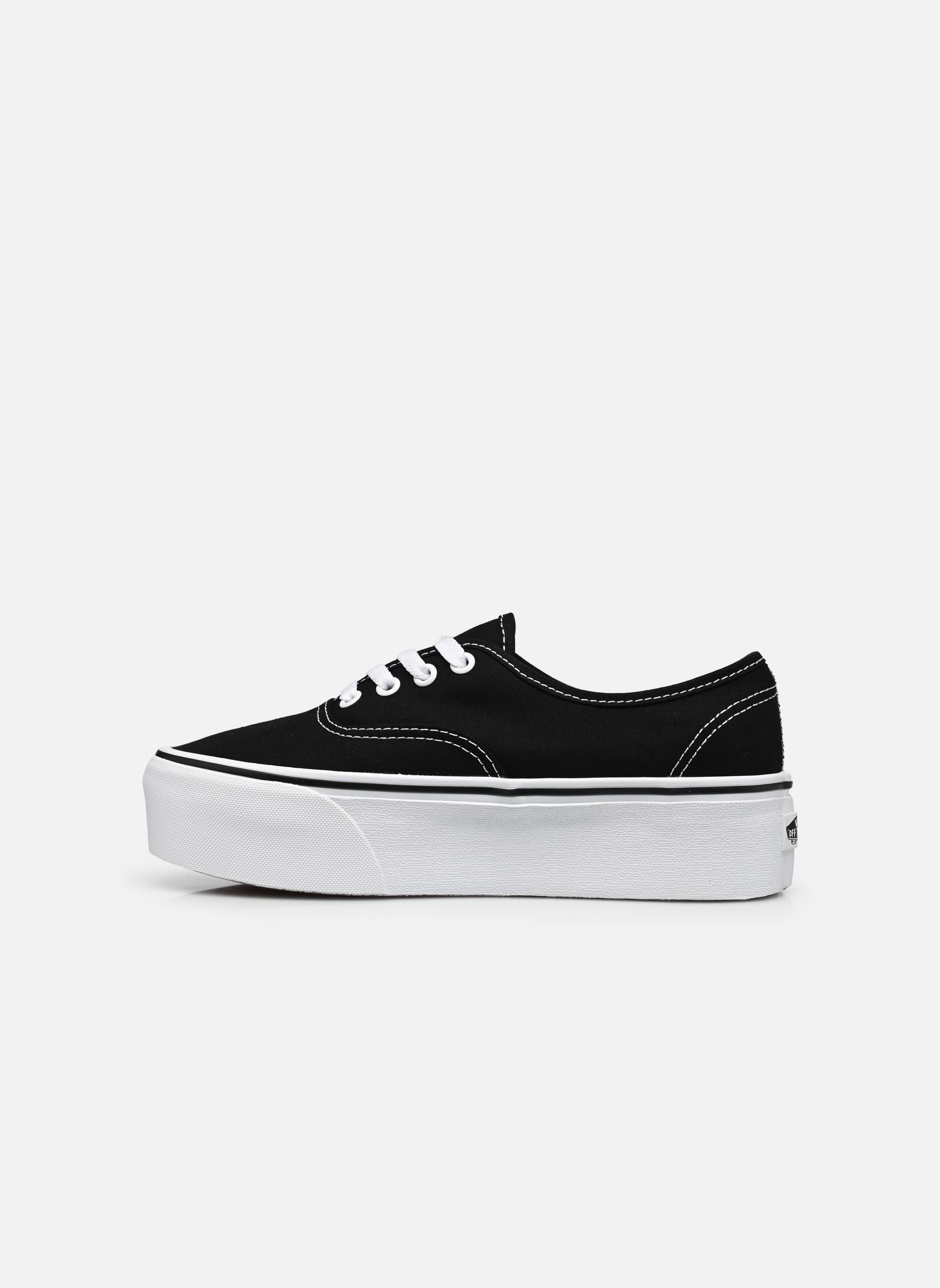 Print sneakers UA Authentic Stackform W zwart Vans Print sneakers UA Authentic Stackform W zwart CANVAS BLACK/TRUE WHITE