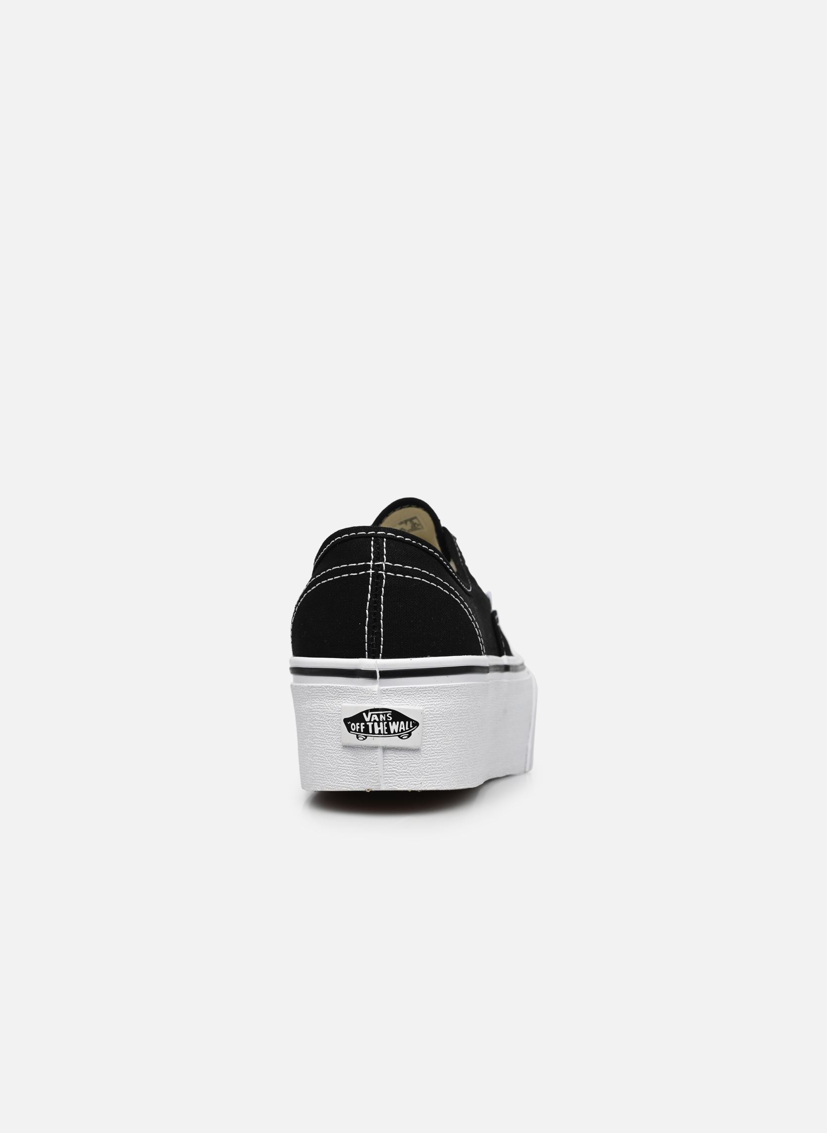 Print sneakers UA Authentic Stackform W zwart Vans Print sneakers UA Authentic Stackform W zwart CANVAS BLACK/TRUE WHITE