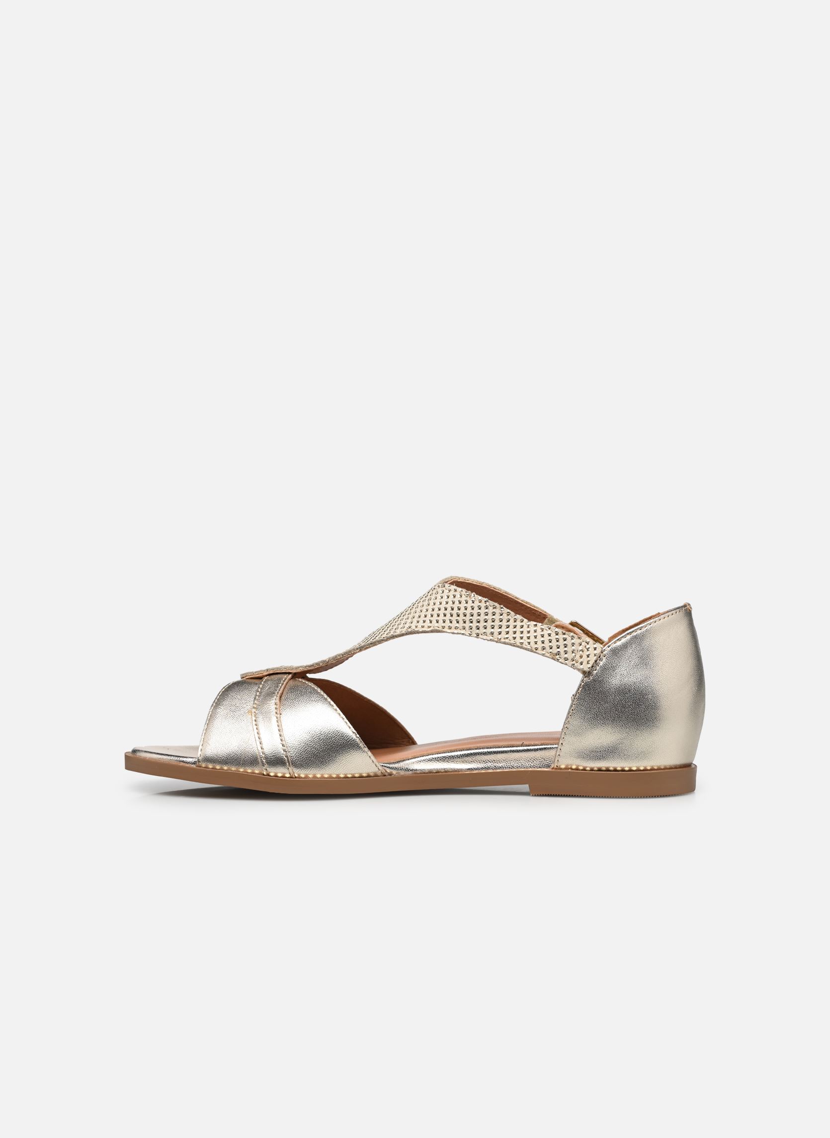 Sandales Soka femme or et bronze Karston Sandales Soka femme or et bronze Platine