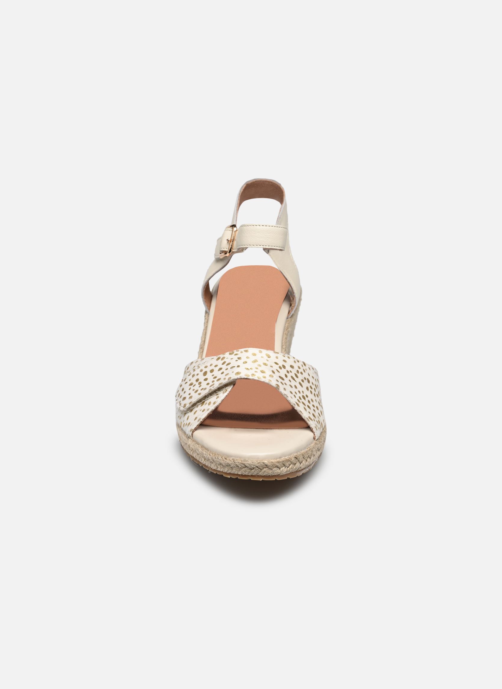 Sandales compensées et plateformes Eleonor femme blanc Karston Sandales compensées et plateformes Eleonor femme blanc Creme