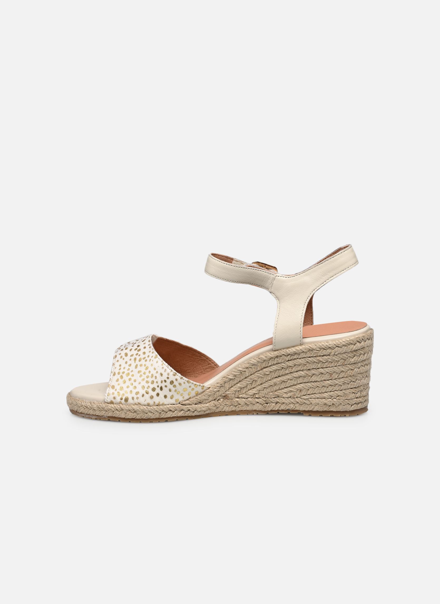 Sandales compensées et plateformes Eleonor femme blanc Karston Sandales compensées et plateformes Eleonor femme blanc Creme