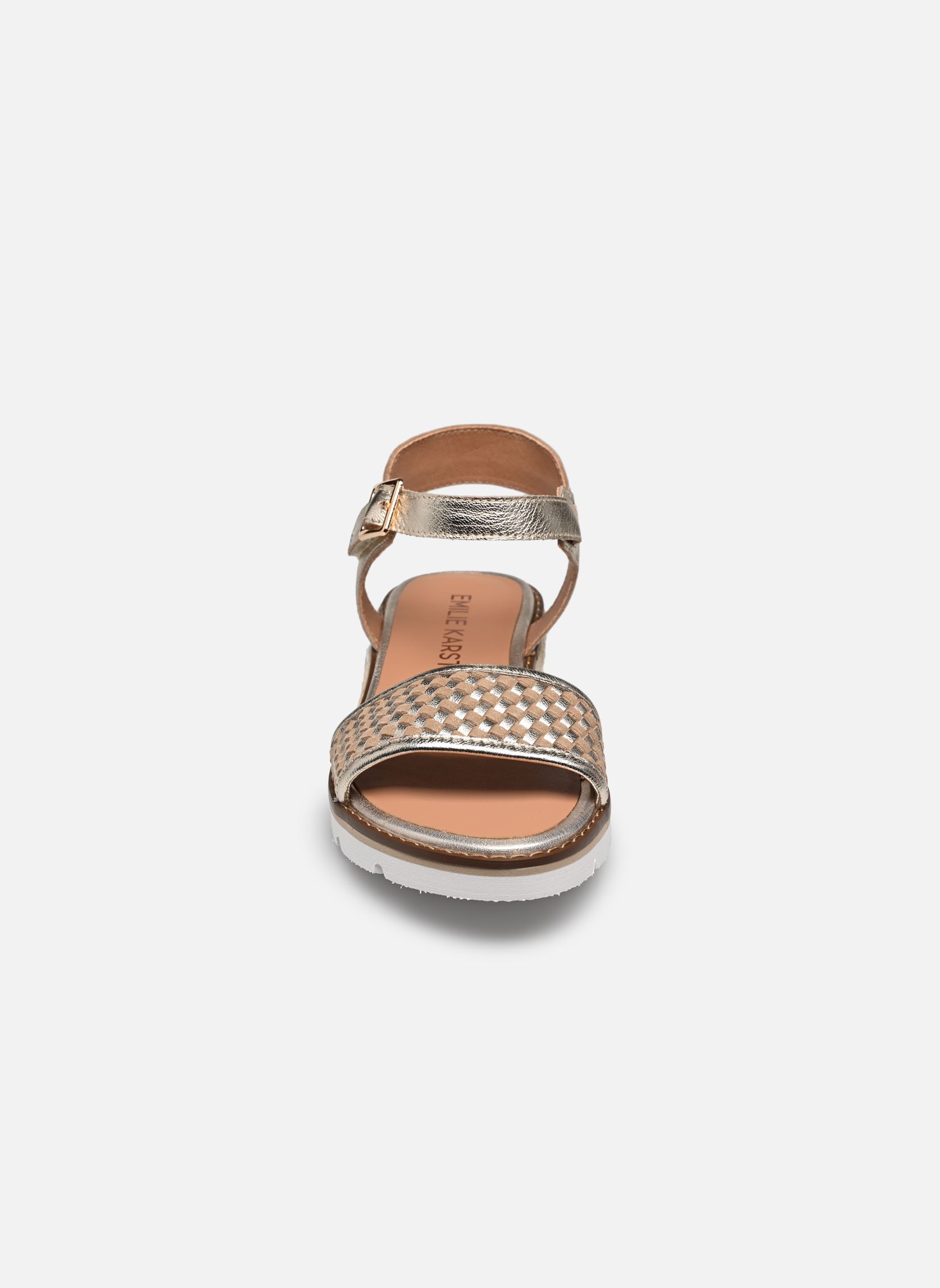Sandales Kim femme or et bronze Karston Sandales Kim femme or et bronze Platine