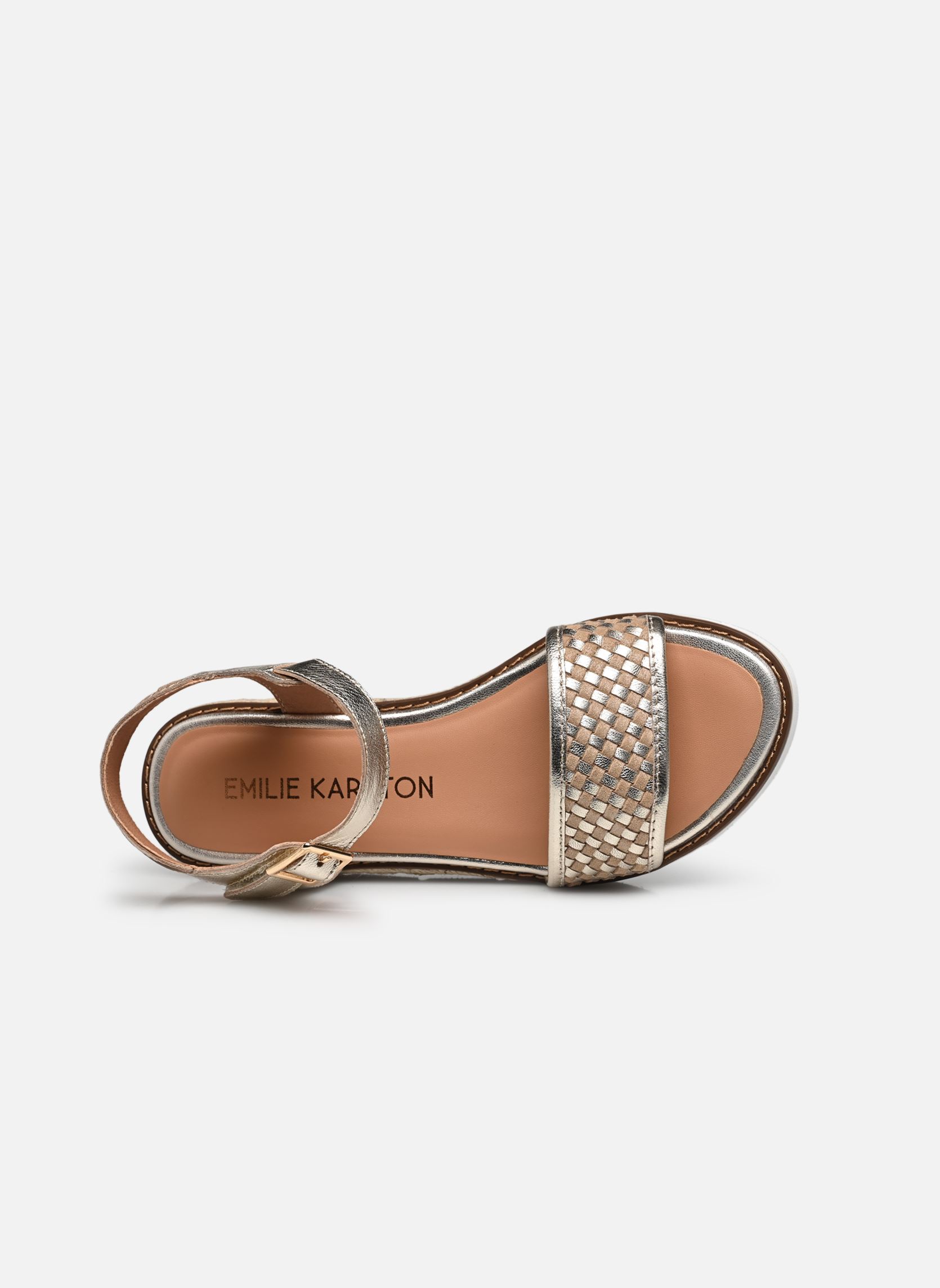 Sandales Kim femme or et bronze Karston Sandales Kim femme or et bronze Platine