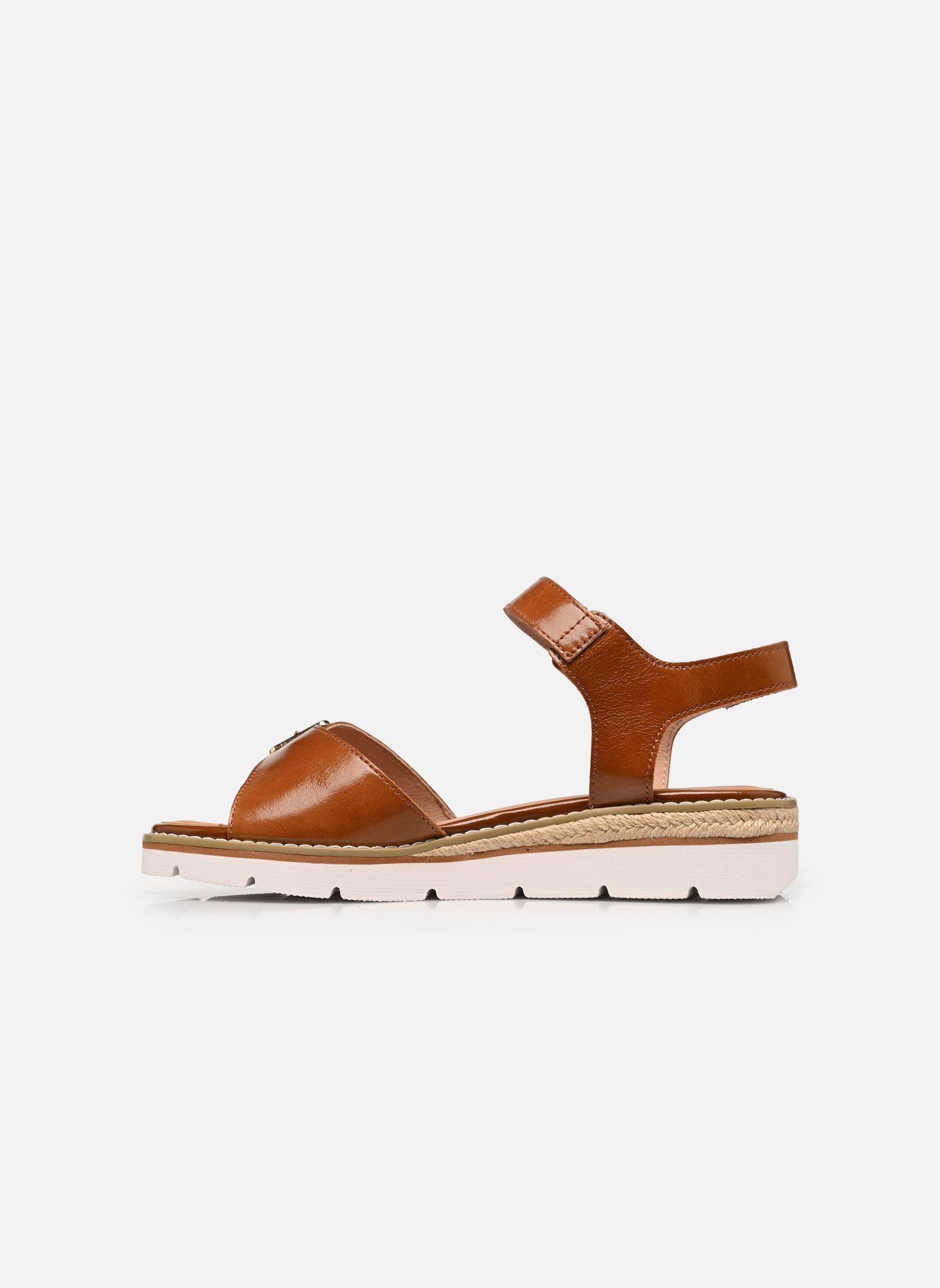 Sandali con zeppa e plateau Kika donna marrone Karston Sandali con zeppa e plateau Kika donna marrone Cognac