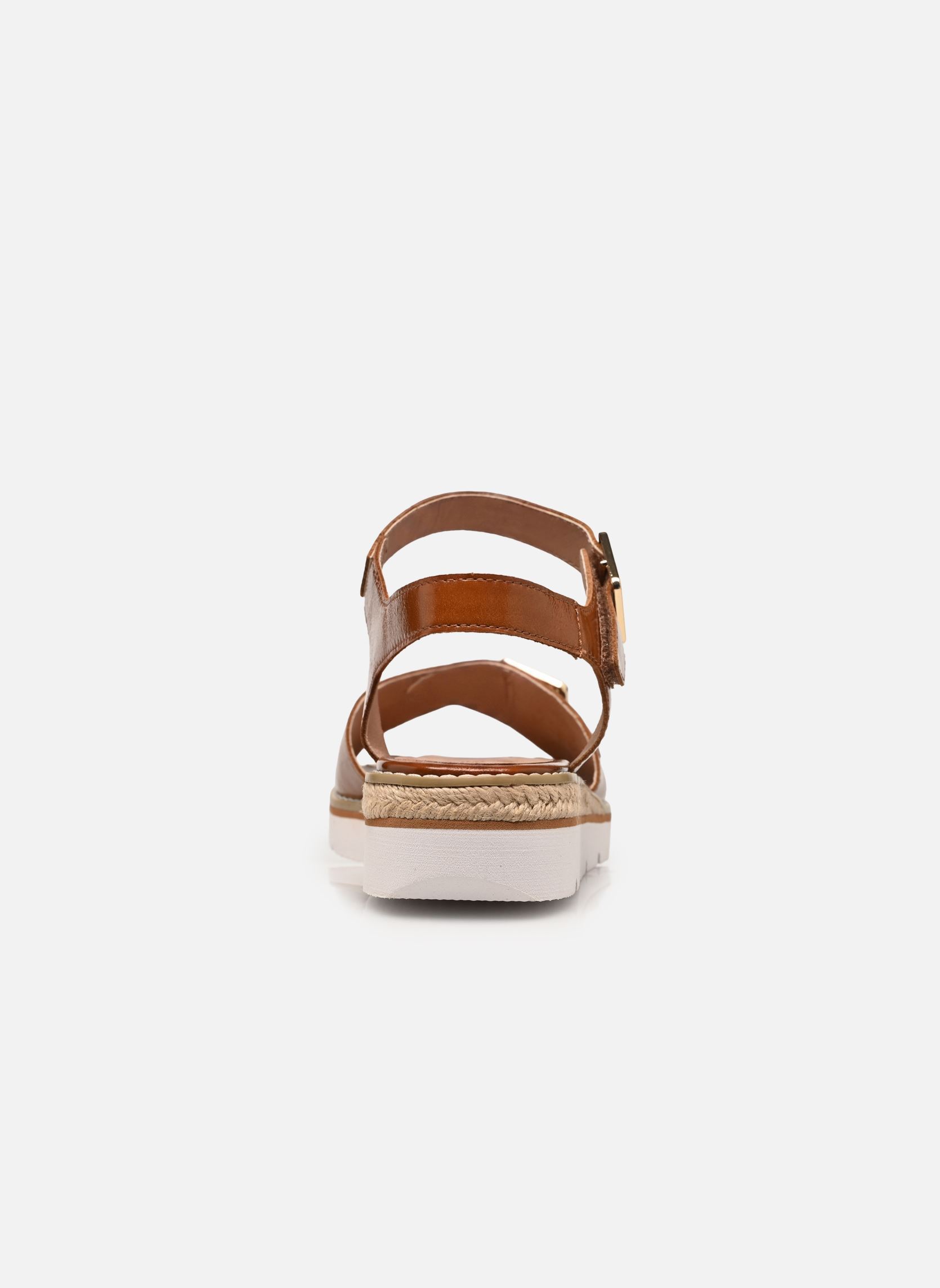 Sandali con zeppa e plateau Kika donna marrone Karston Sandali con zeppa e plateau Kika donna marrone Cognac