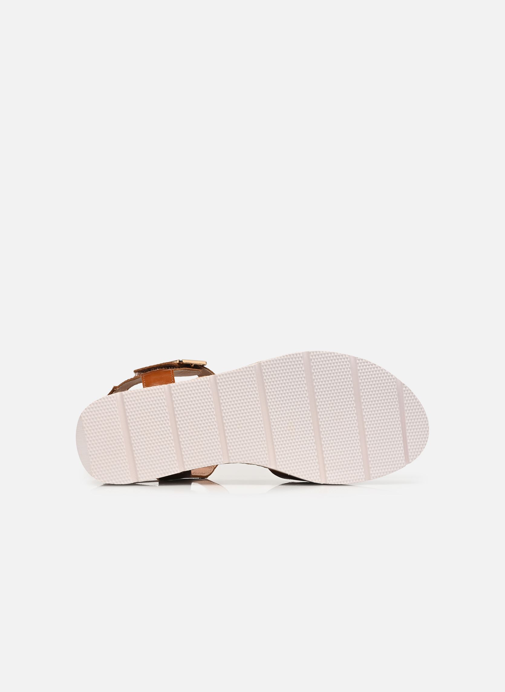 Sandali con zeppa e plateau Kika donna marrone Karston Sandali con zeppa e plateau Kika donna marrone Cognac
