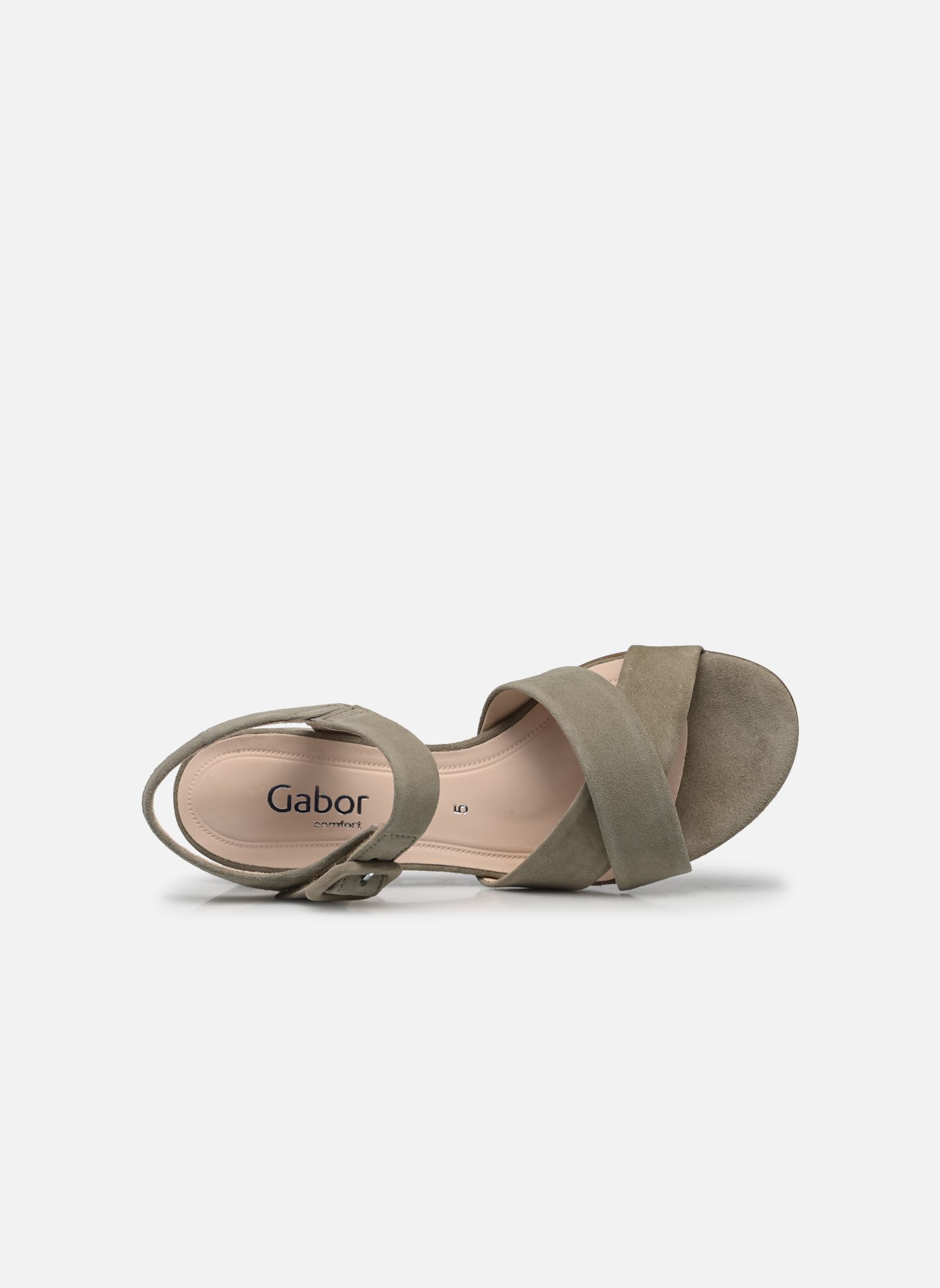 Sandali con zeppa e plateau 22.913 donna verde Gabor Sandali con zeppa e plateau 22.913 donna verde SCHILF