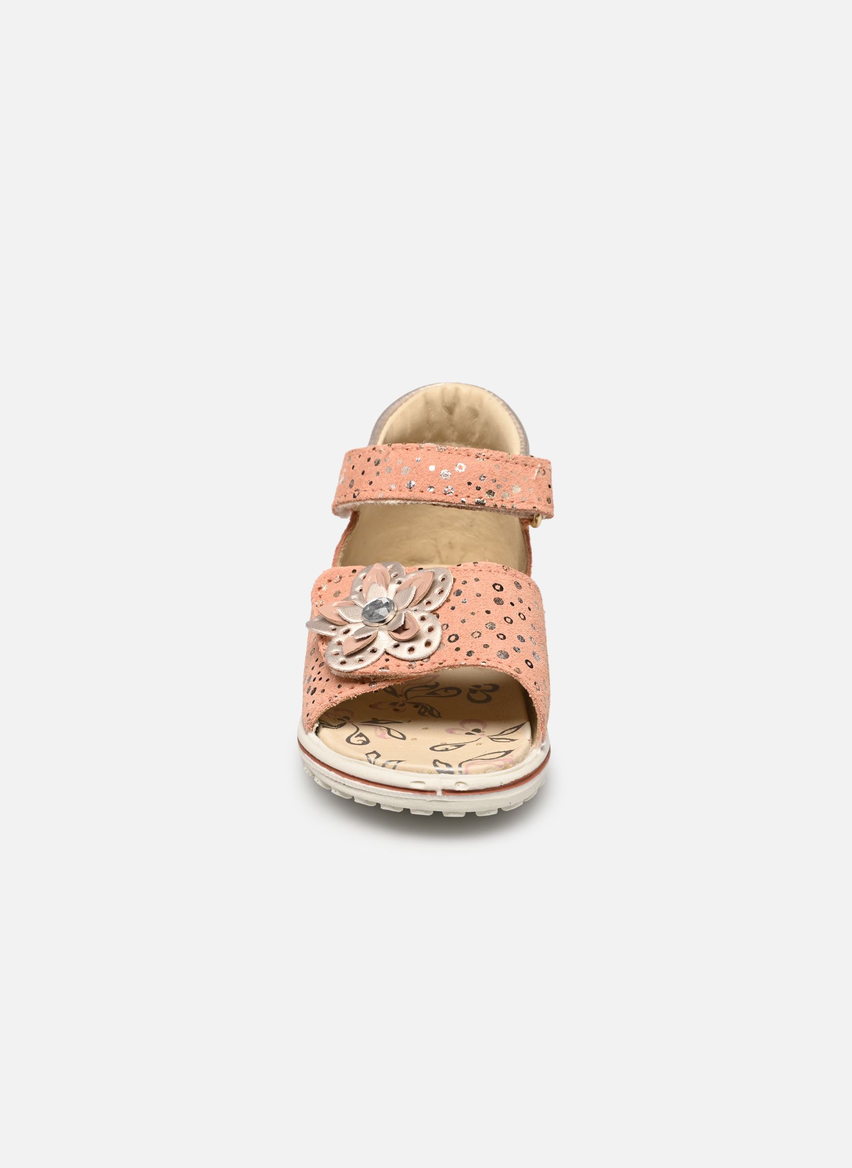 Sandales PSW 38613 fille rose Primigi Sandales PSW 38613 fille rose SALMON / PLATINE