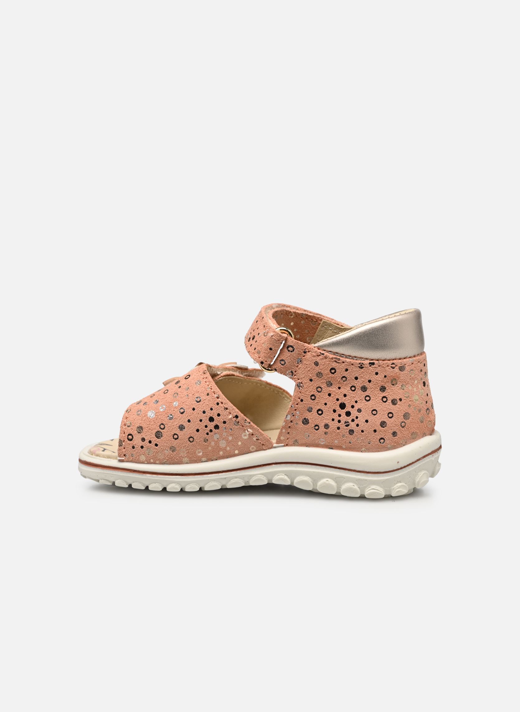 Sandales PSW 38613 fille rose Primigi Sandales PSW 38613 fille rose SALMON / PLATINE
