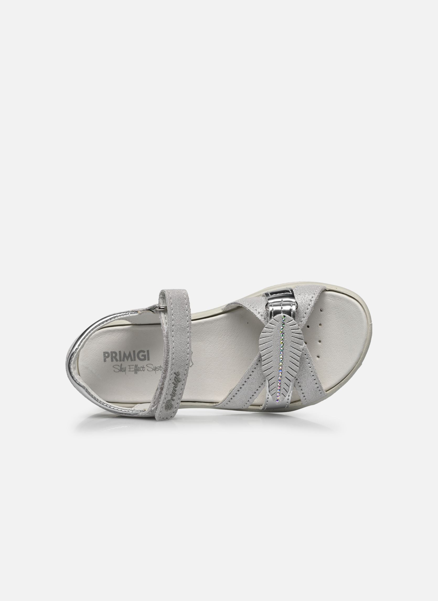 Sandales PBR 38820 fille blanc Primigi Sandales PBR 38820 fille blanc ARGENT