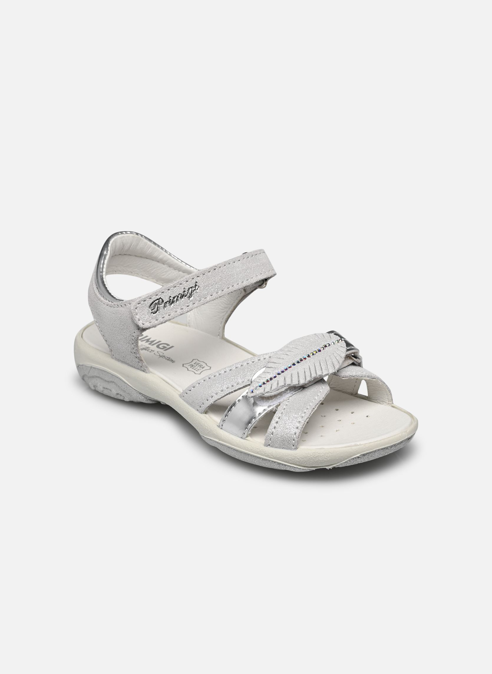 Sandales PBR 38820 fille blanc Primigi Sandales PBR 38820 fille blanc ARGENT