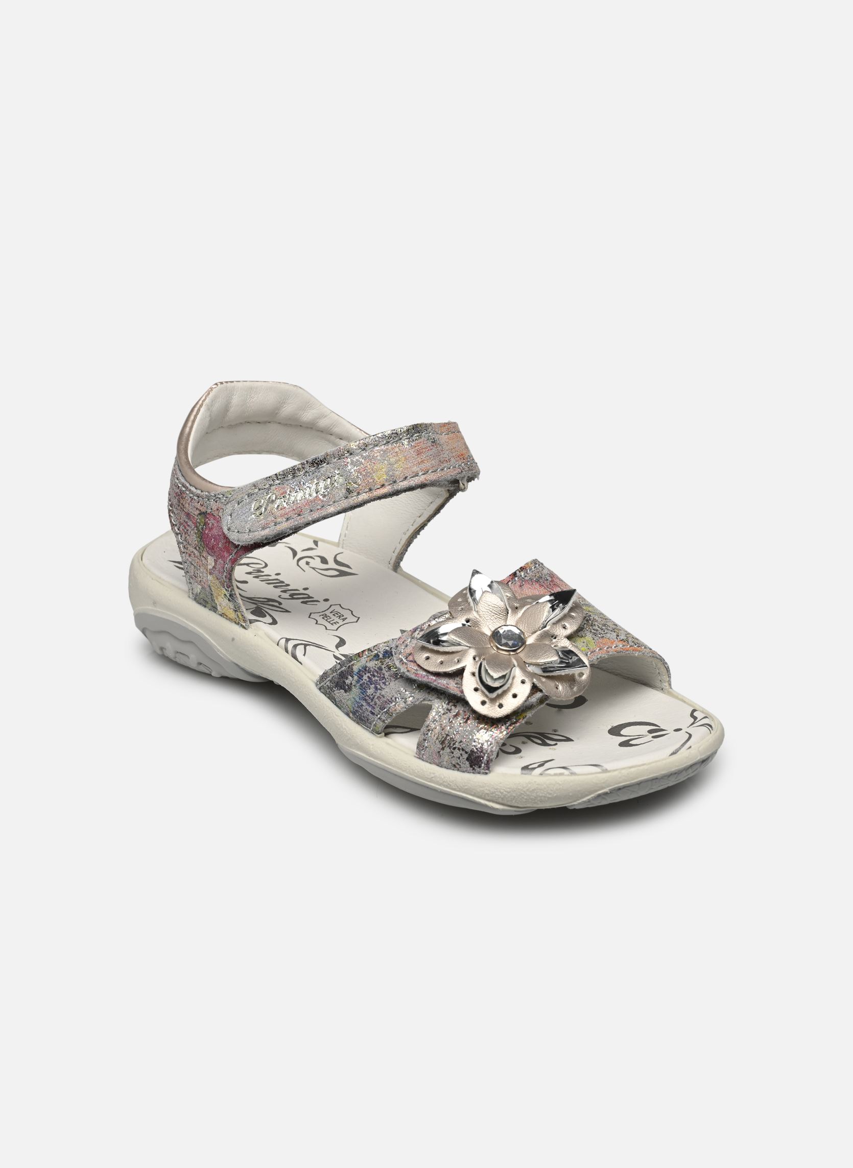 Sandalias PBR 38823 niña beige Primigi Sandalias PBR 38823 niña beige PERLE-MULTI / PLATINE