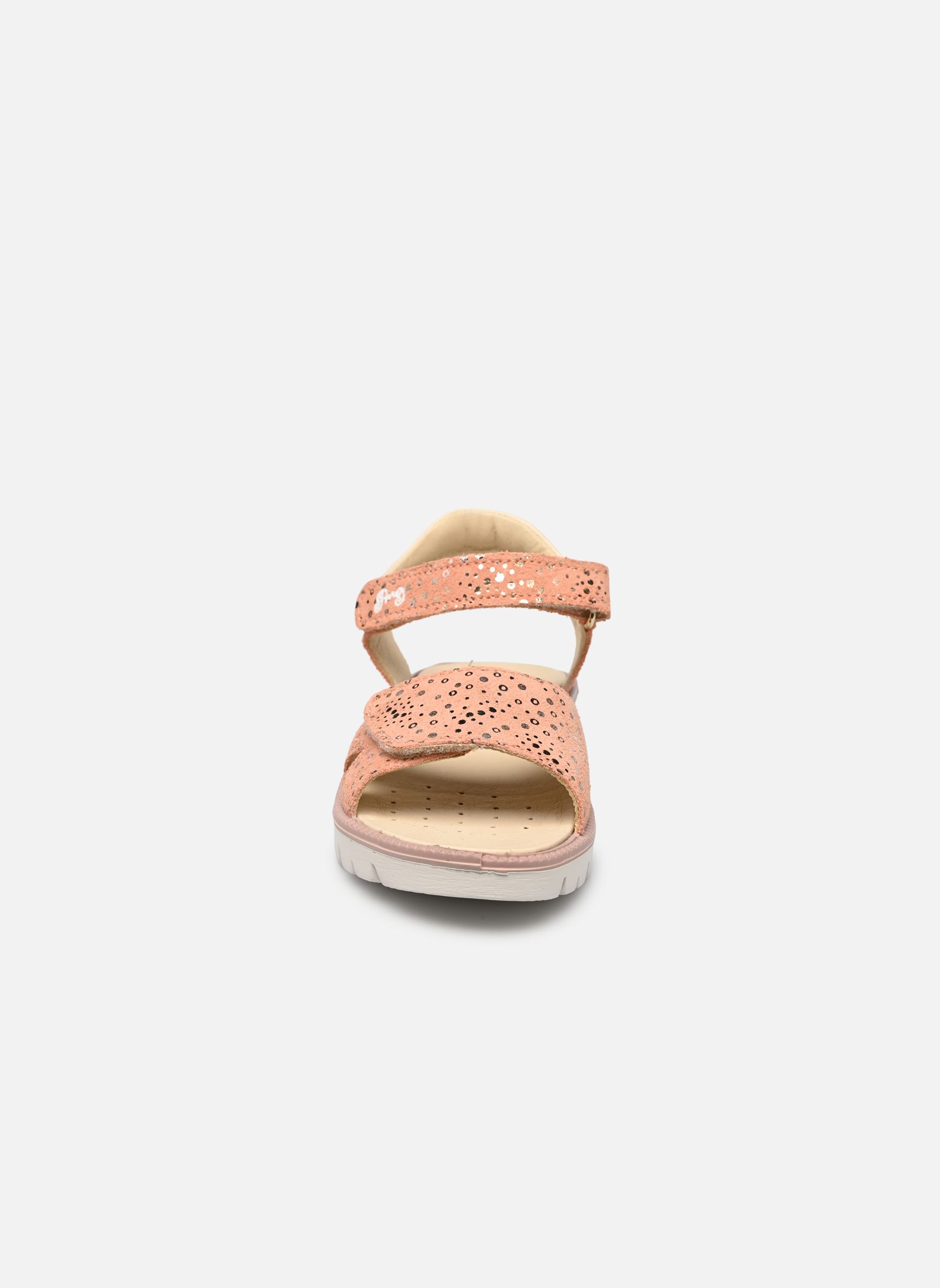 Sandales PAX 38862 fille rose Primigi Sandales PAX 38862 fille rose SALMON / PLATINE