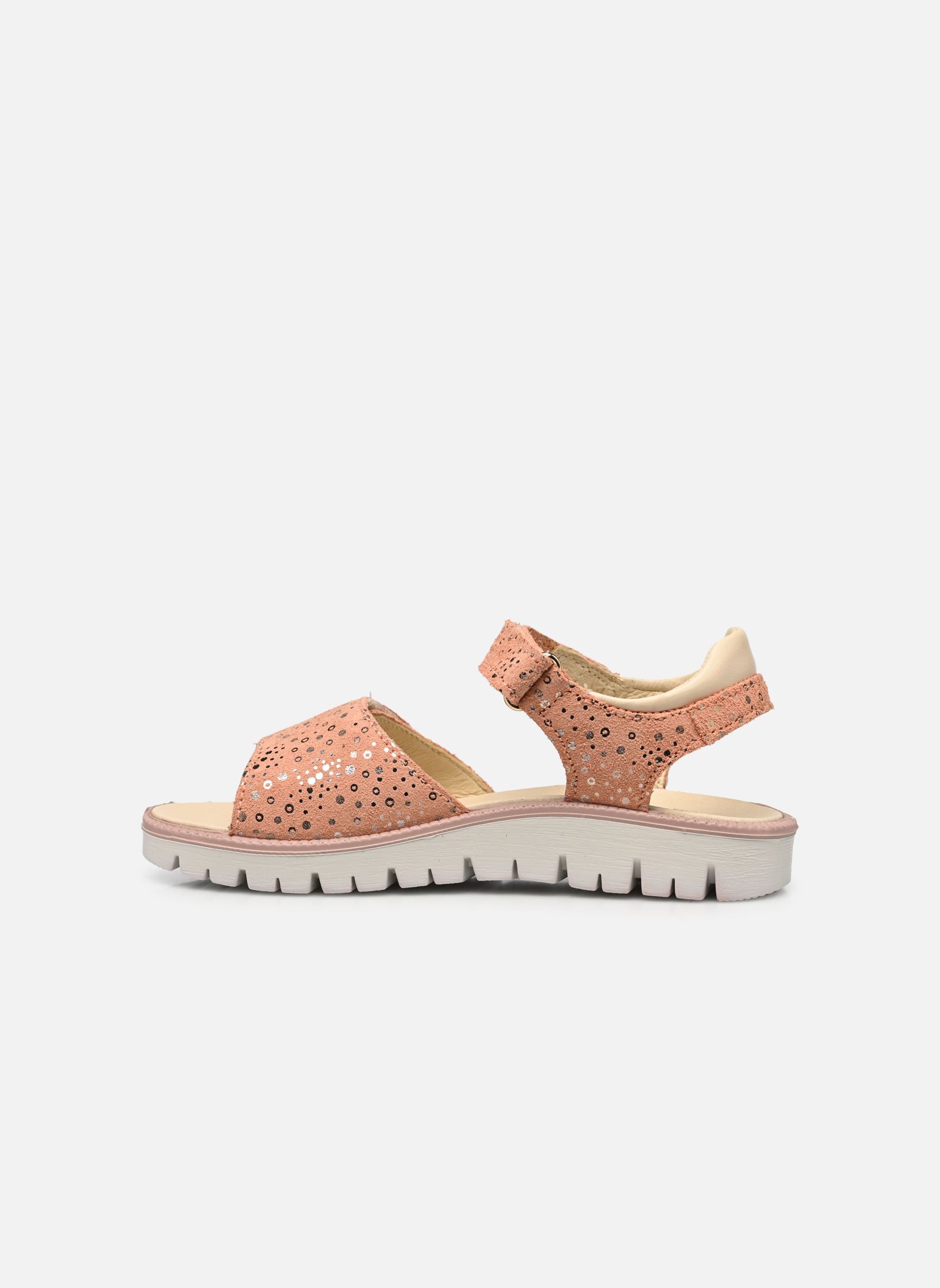 Sandales PAX 38862 fille rose Primigi Sandales PAX 38862 fille rose SALMON / PLATINE