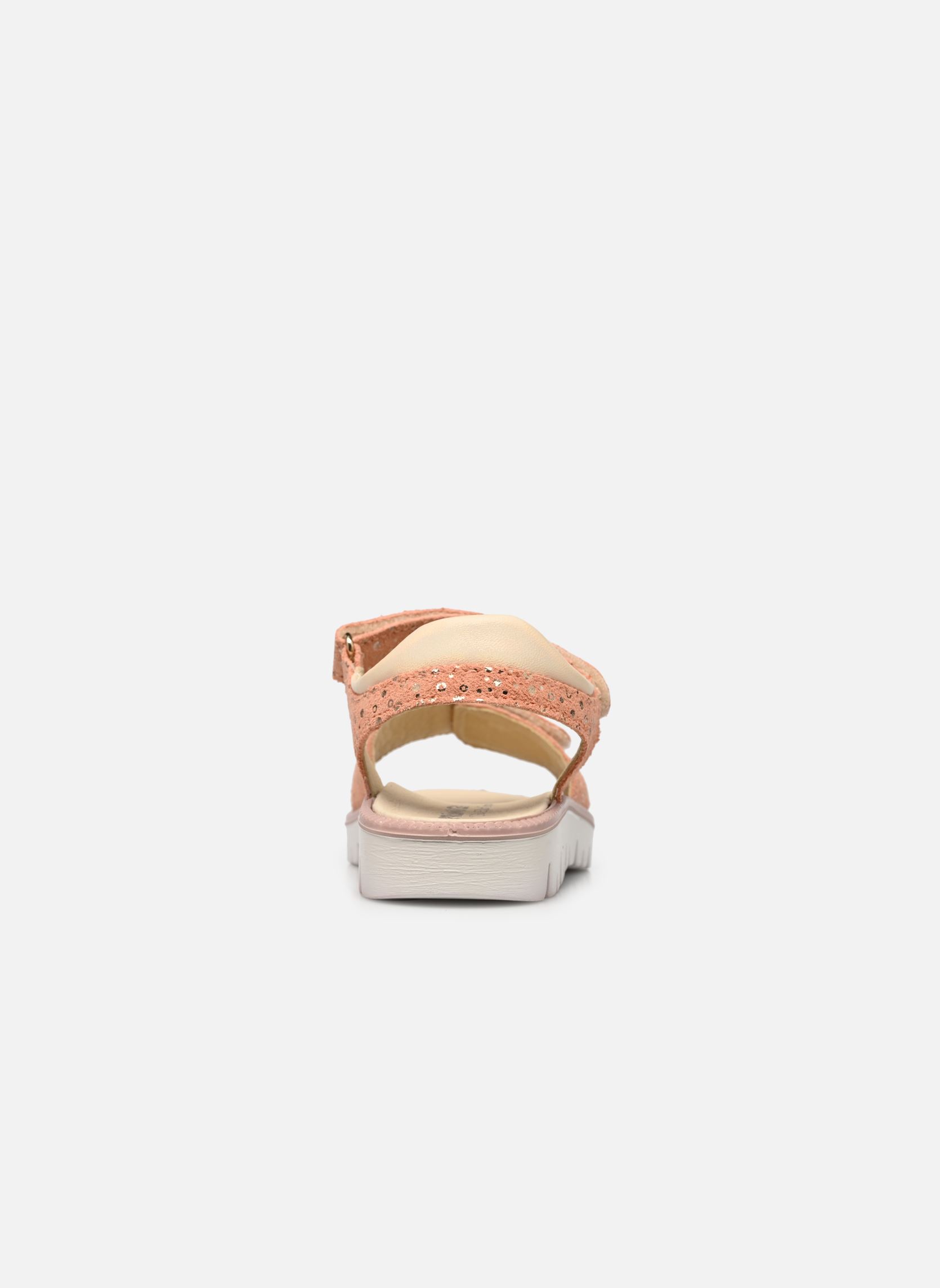 Sandales PAX 38862 fille rose Primigi Sandales PAX 38862 fille rose SALMON / PLATINE
