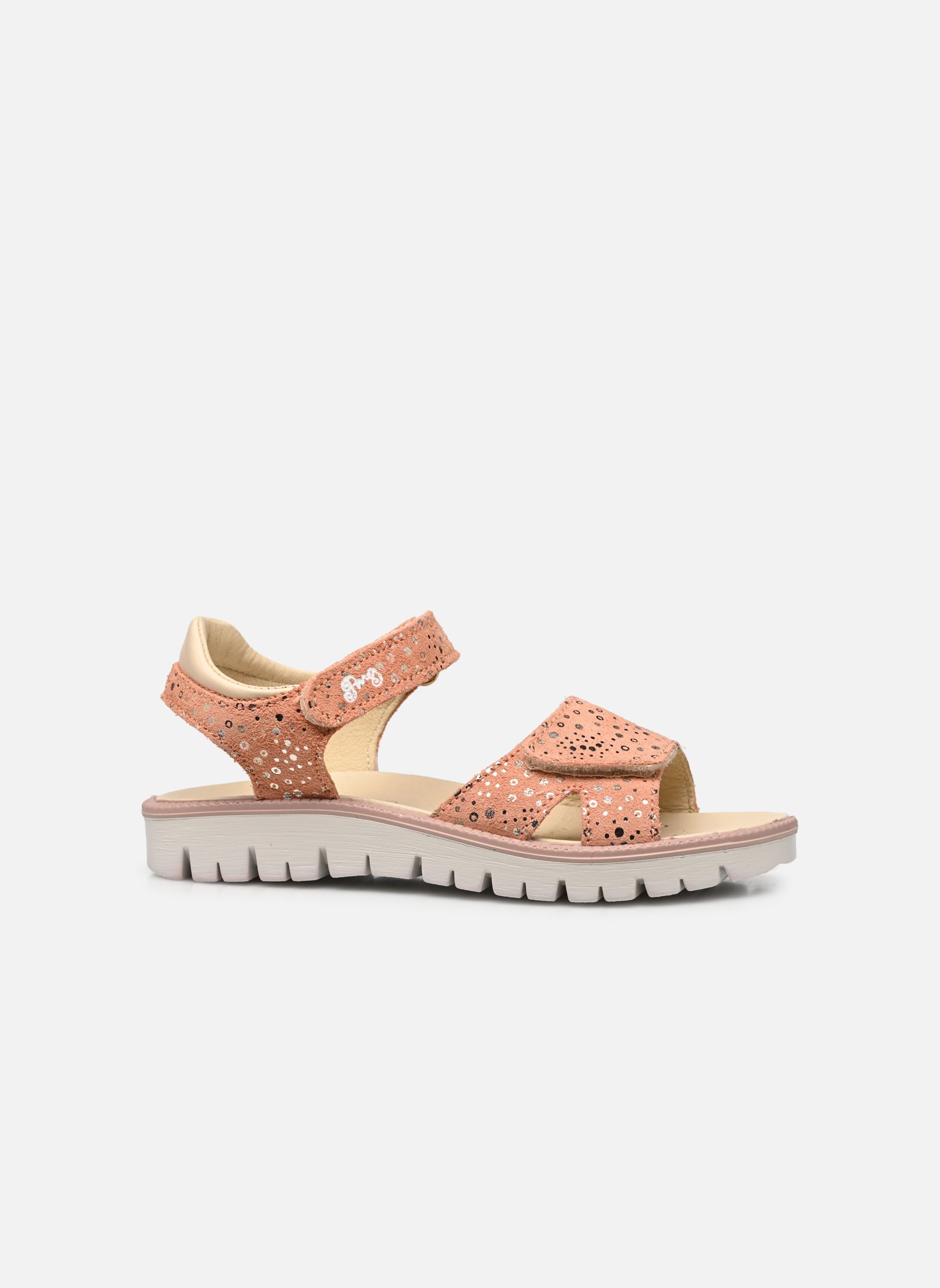 Sandales PAX 38862 fille rose Primigi Sandales PAX 38862 fille rose SALMON / PLATINE