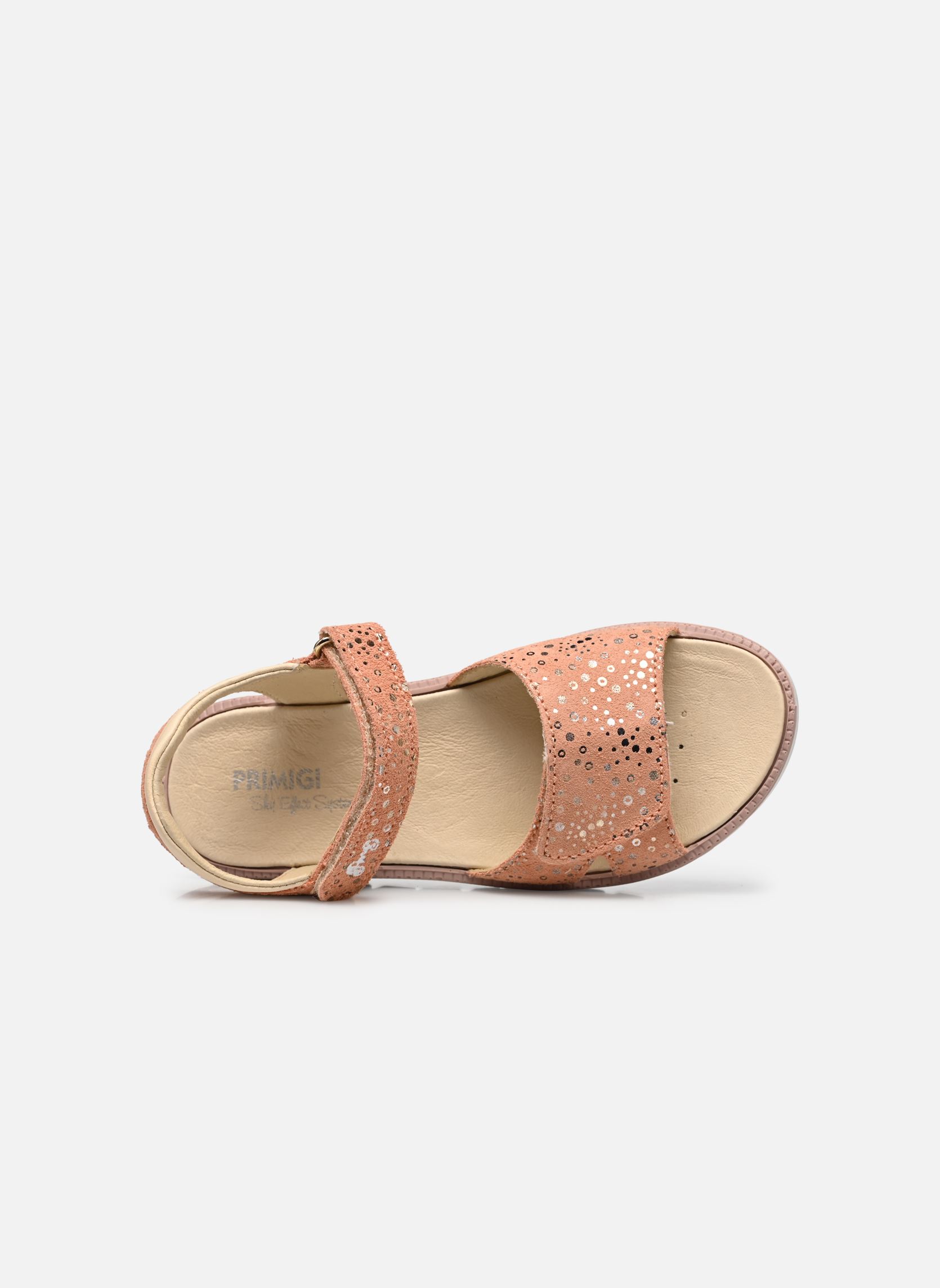Sandales PAX 38862 fille rose Primigi Sandales PAX 38862 fille rose SALMON / PLATINE