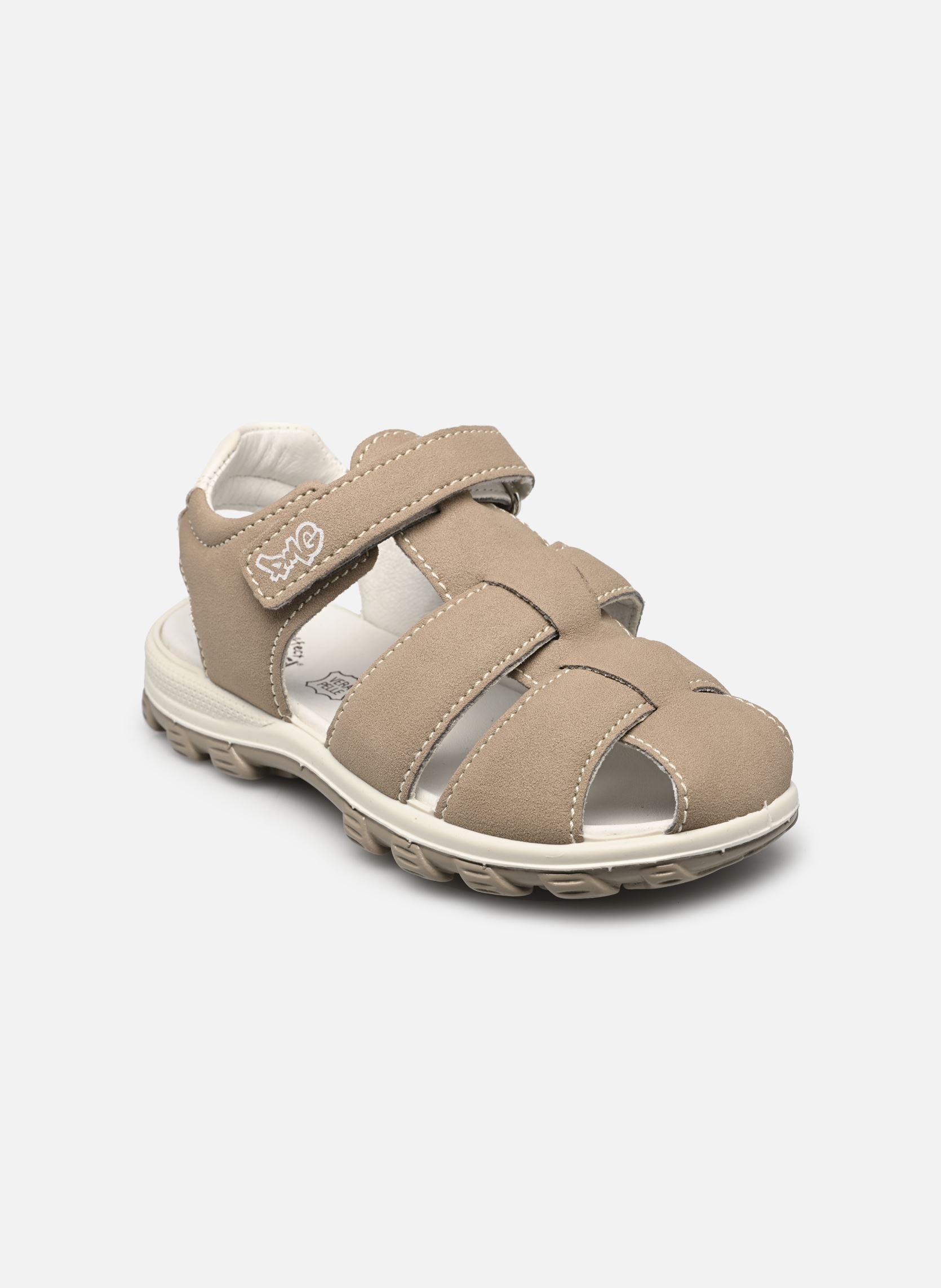 Sandales PRA 38940 garçon beige Primigi Sandales PRA 38940 garçon beige TAUPE / BLANC