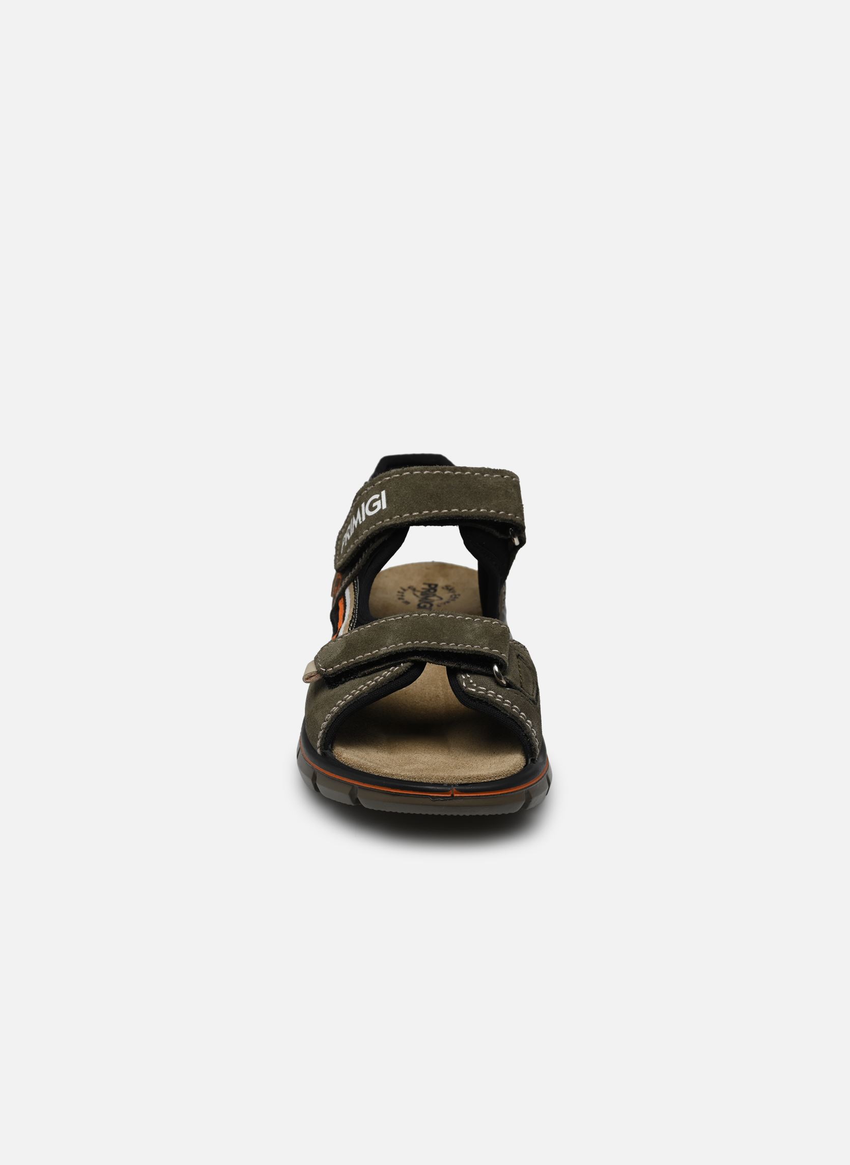 Sandales PTV 38960 garçon vert Primigi Sandales PTV 38960 garçon vert MARRON / NOIR