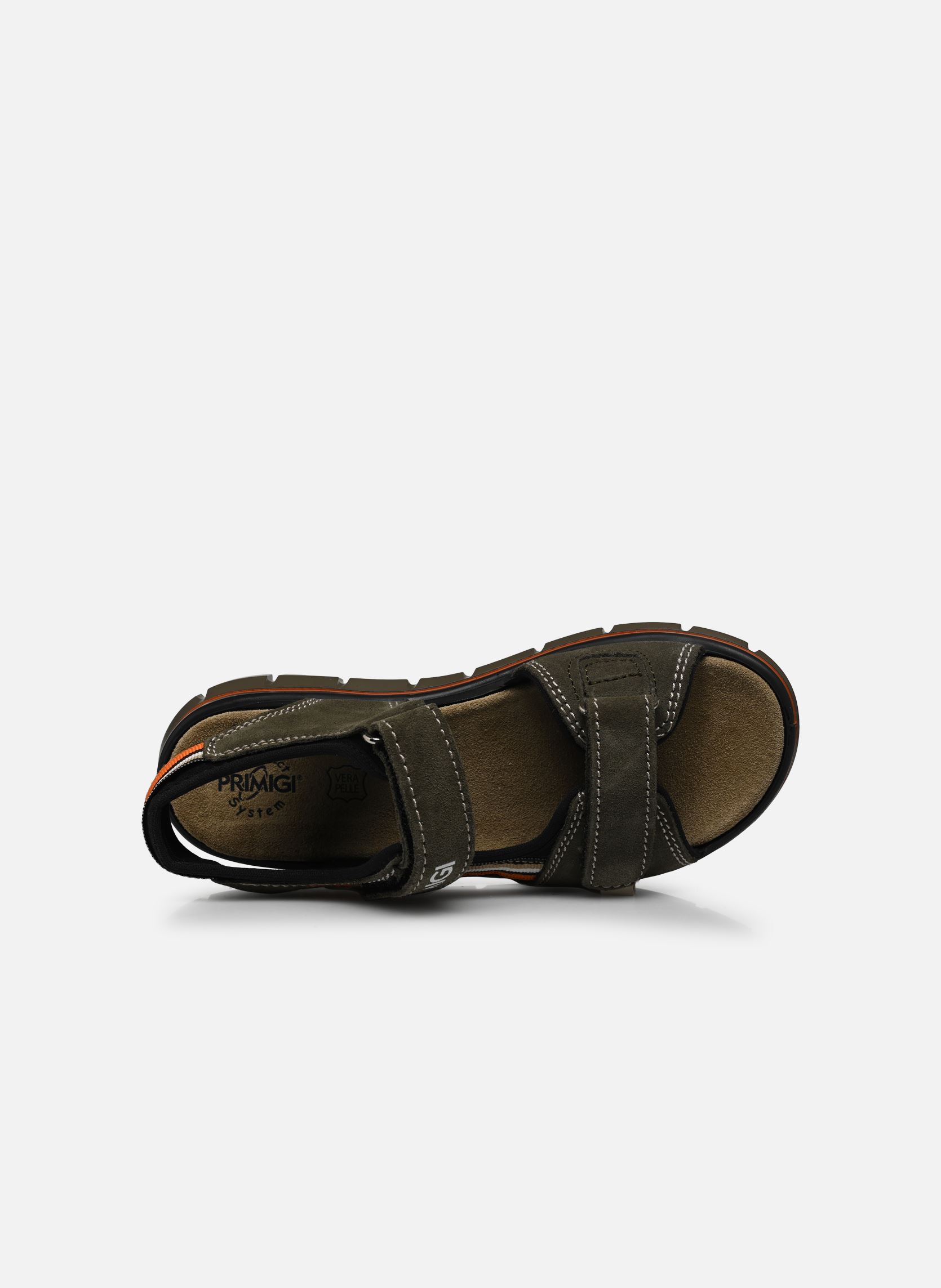 Sandales PTV 38960 garçon vert Primigi Sandales PTV 38960 garçon vert MARRON / NOIR
