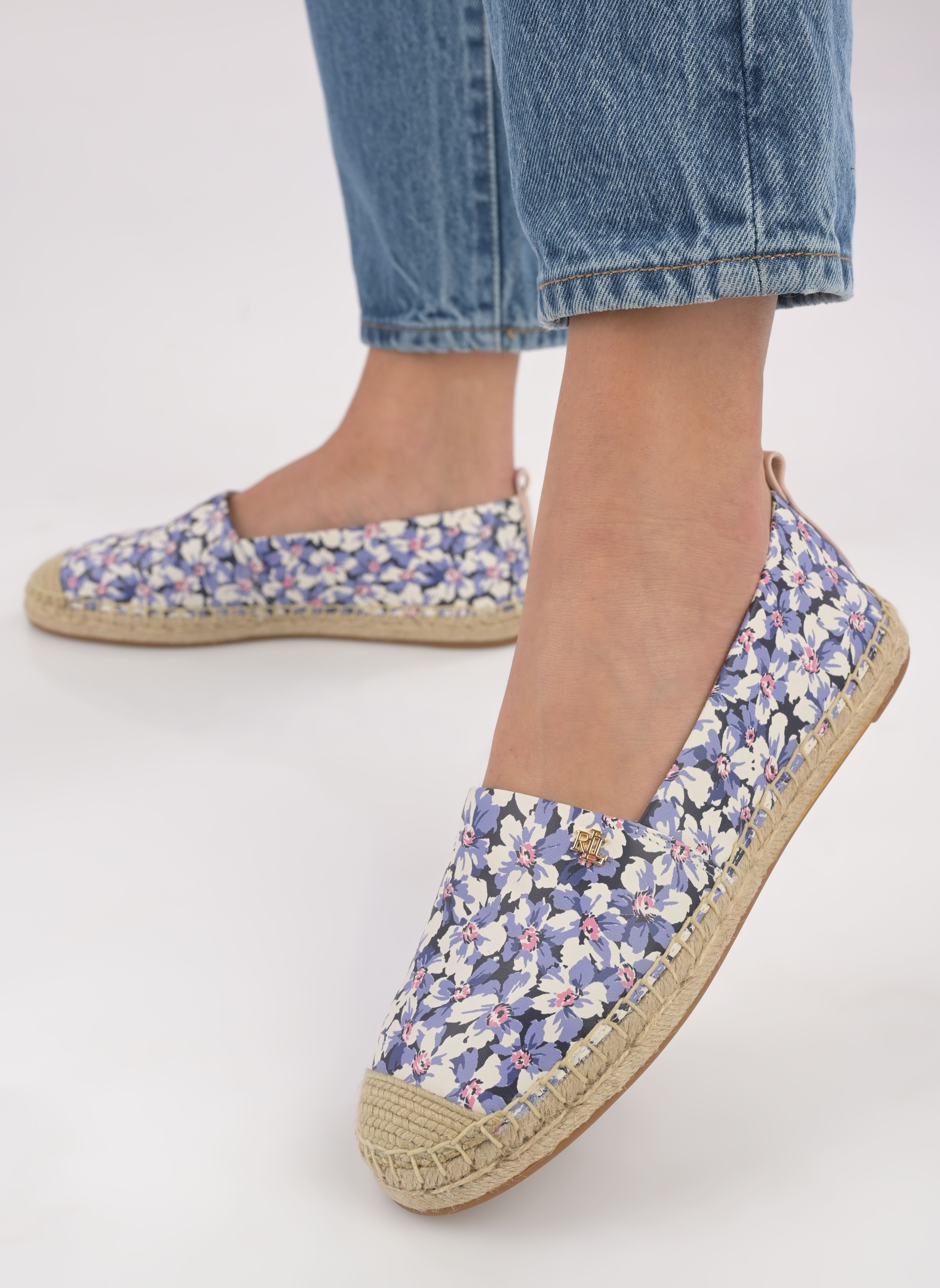 Flache Espadrilles CAMERYN III damen mehrfarbig Lauren Ralph Lauren Flache Espadrilles CAMERYN III damen mehrfarbig BLUE/CREAM/PINK/LIGHT PINK