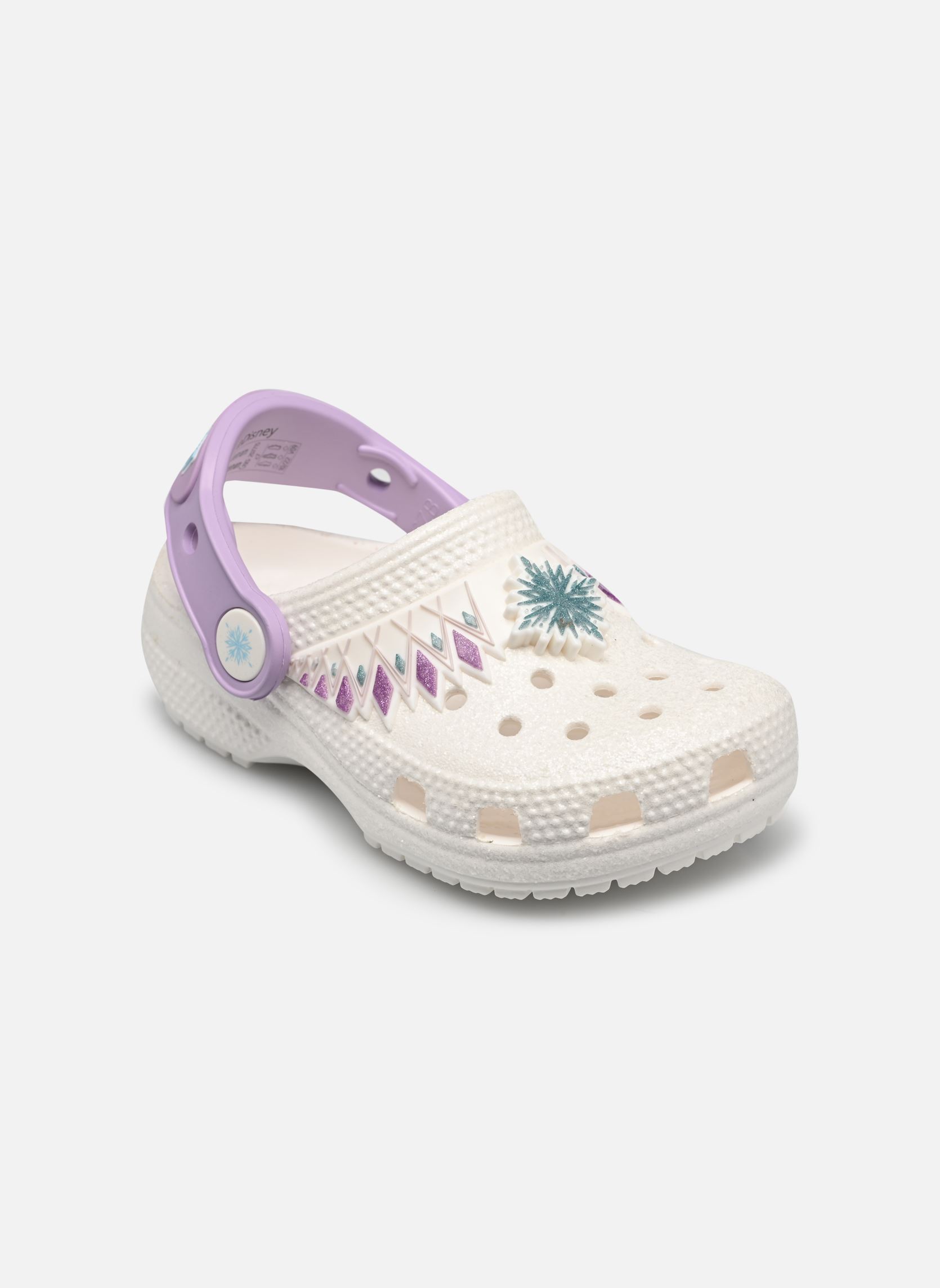 Sandales et nu pieds Crocs Cls FL I AM Frozen II CgT Whi pour Enfant