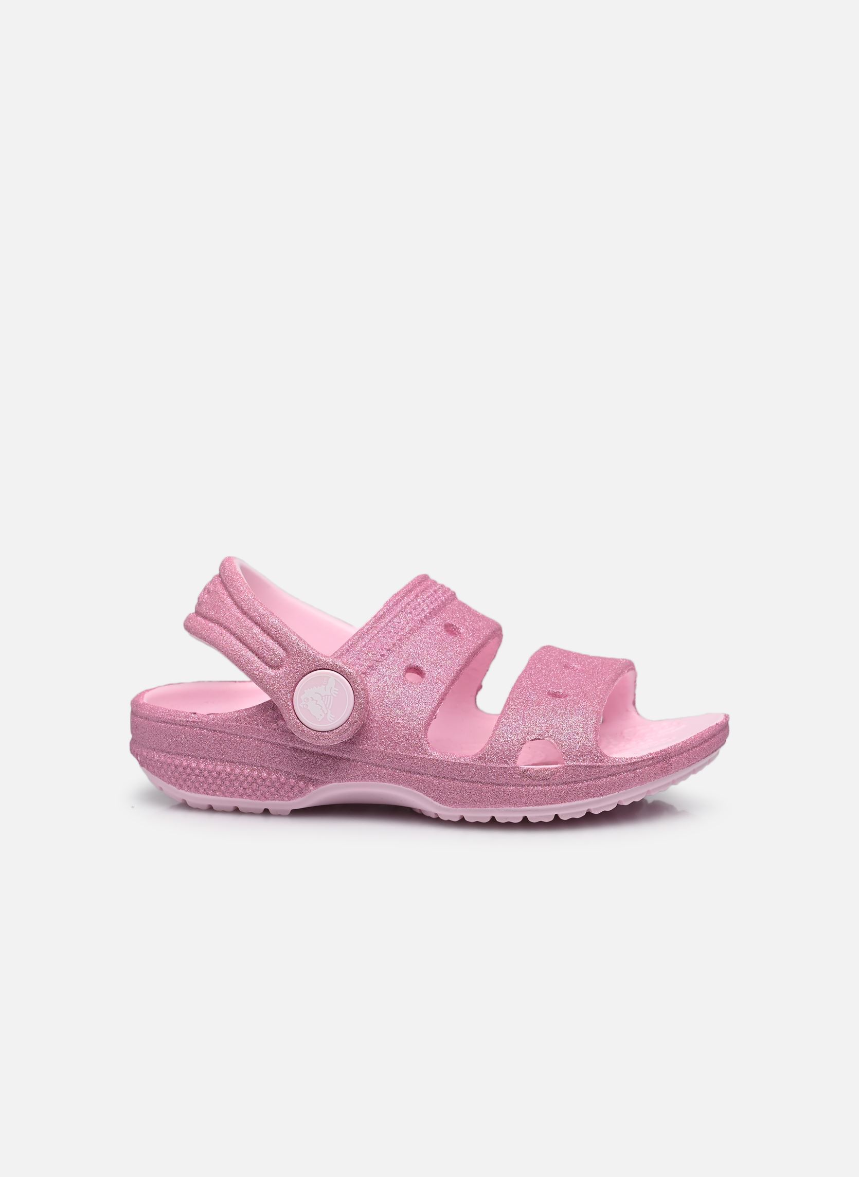 Flip-Flops und Badeschlappen Classic Crocs Glitter Sandal T mädchen rosa Crocs Flip-Flops und Badeschlappen Classic Crocs Glitter Sandal T mädchen rosa PINK MILK