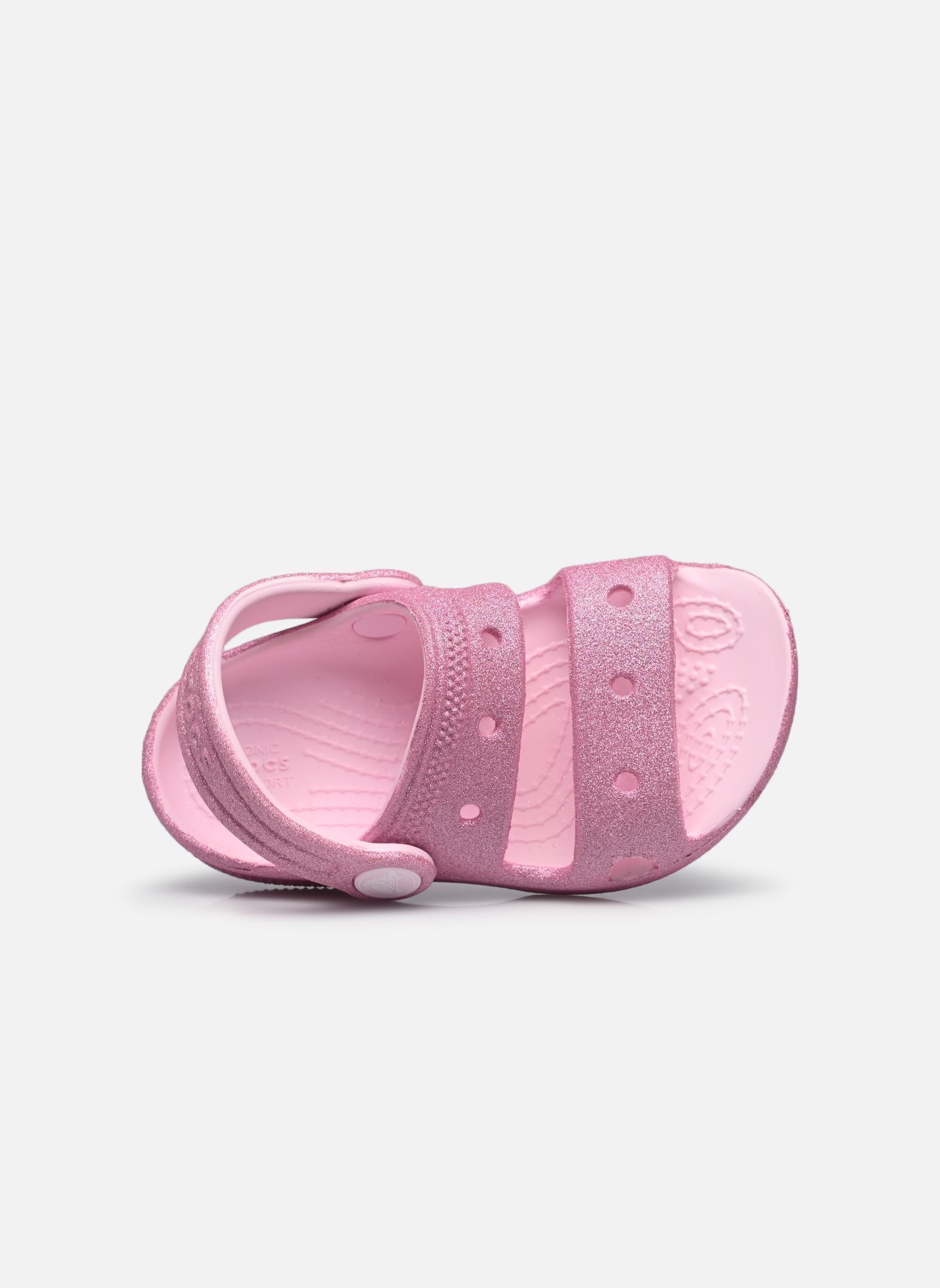Flip-Flops und Badeschlappen Classic Crocs Glitter Sandal T mädchen rosa Crocs Flip-Flops und Badeschlappen Classic Crocs Glitter Sandal T mädchen rosa PINK MILK