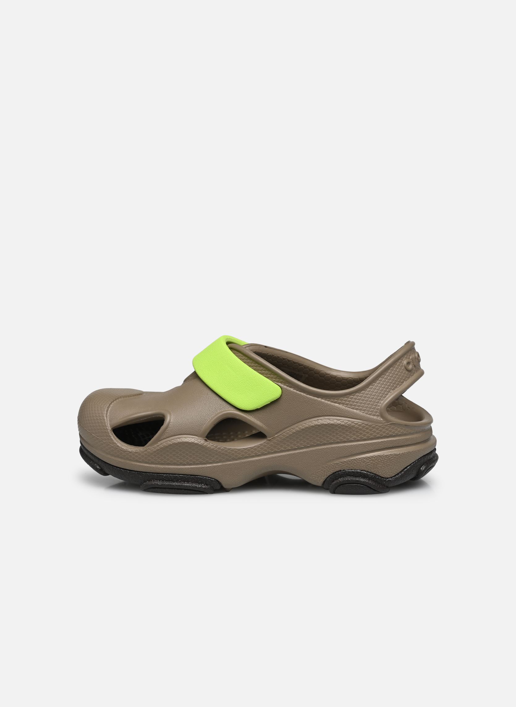 Pantoletten und Clogs All Terrain Fisherman T grün Crocs Pantoletten und Clogs All Terrain Fisherman T grün khaki