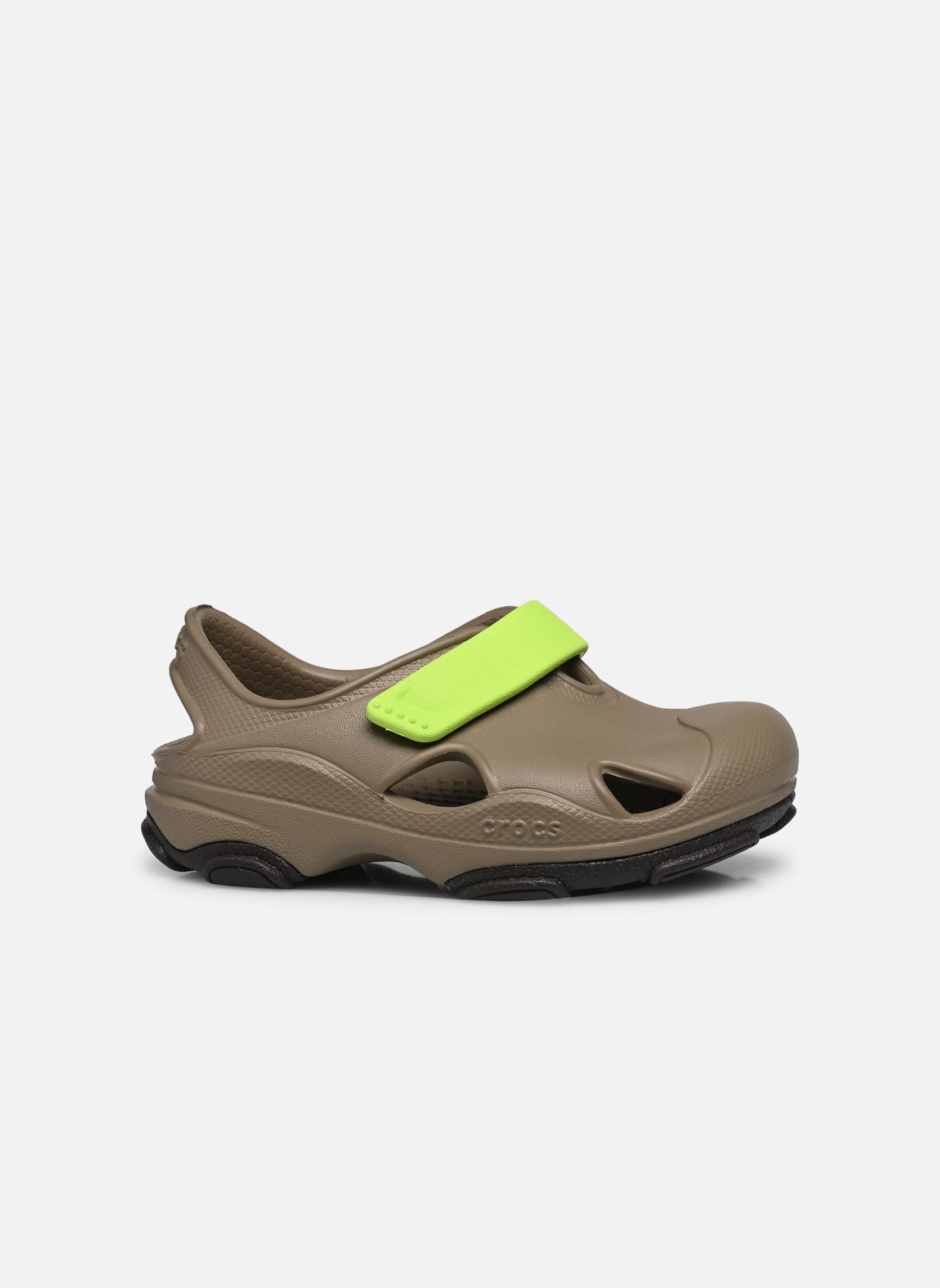 Pantoletten und Clogs All Terrain Fisherman T grün Crocs Pantoletten und Clogs All Terrain Fisherman T grün khaki