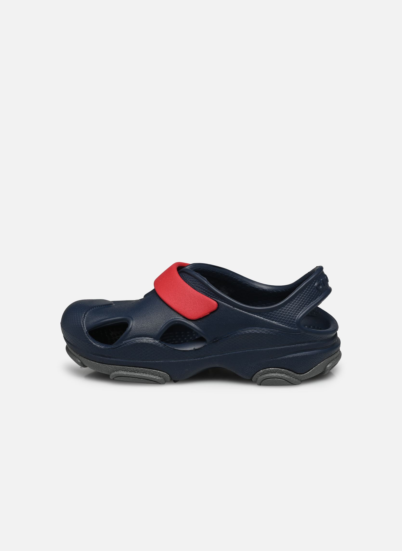 Pantoletten und Clogs All Terrain Fisherman T blau Crocs Pantoletten und Clogs All Terrain Fisherman T blau Navy/Pepper