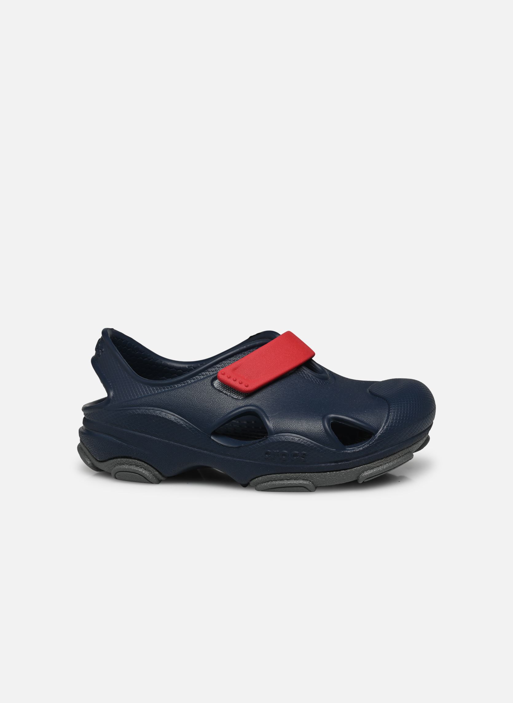 Pantoletten und Clogs All Terrain Fisherman T blau Crocs Pantoletten und Clogs All Terrain Fisherman T blau Navy/Pepper