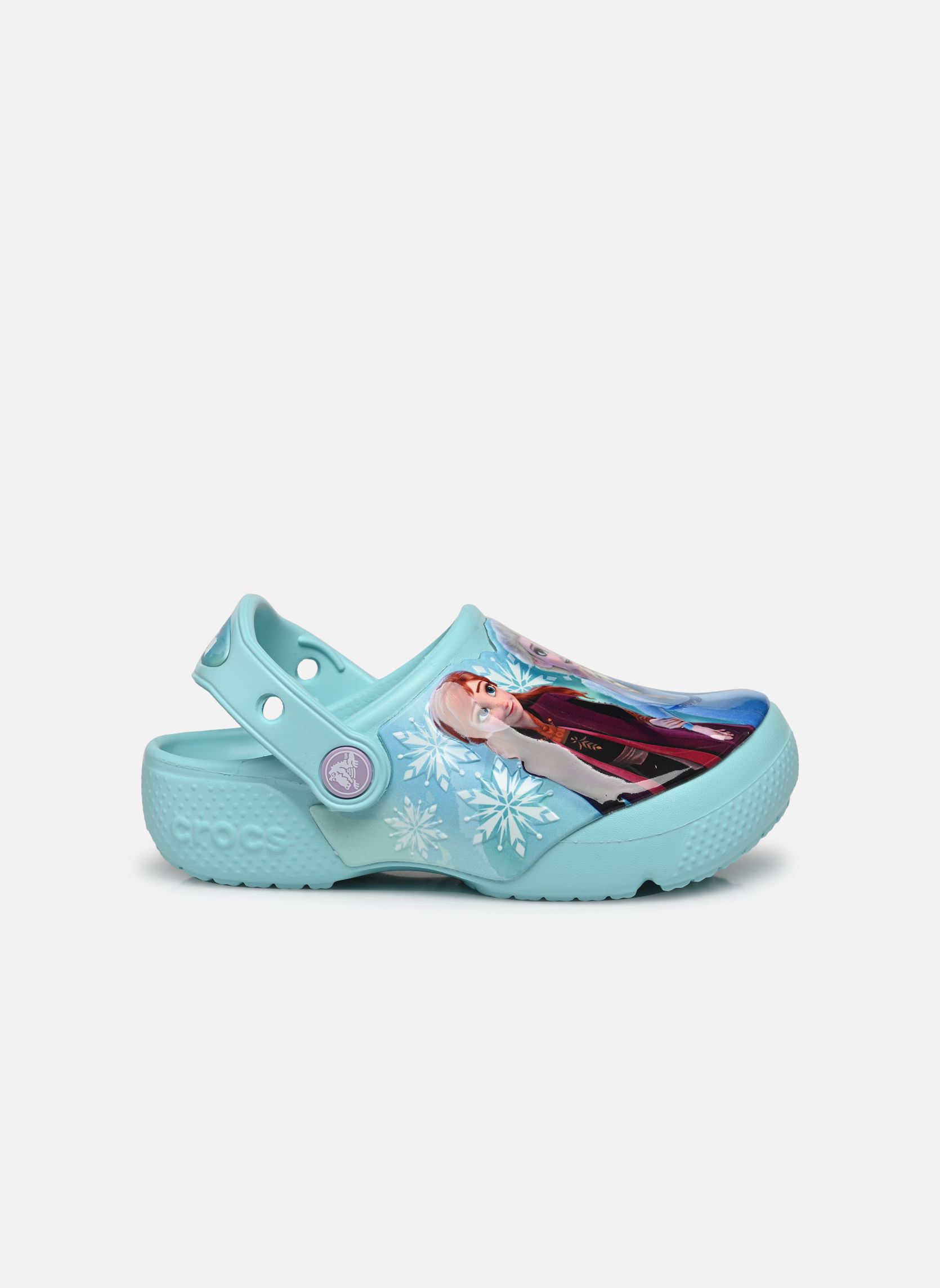 Pantoletten und Clogs FL DisneyFrozenIIClogIblu blau Crocs Pantoletten und Clogs FL DisneyFrozenIIClogIblu blau Ice Blue