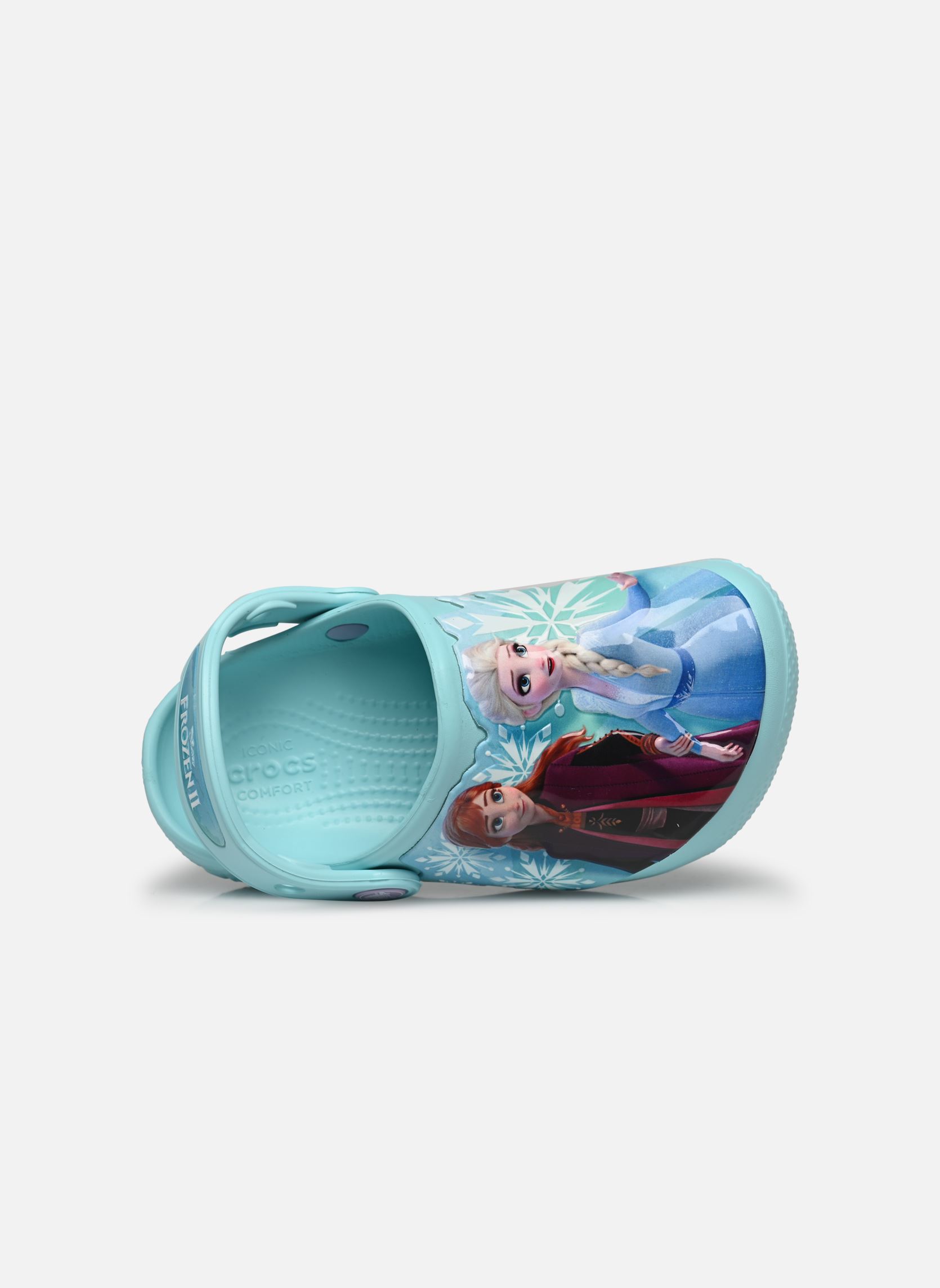 Pantoletten und Clogs FL DisneyFrozenIIClogIblu blau Crocs Pantoletten und Clogs FL DisneyFrozenIIClogIblu blau Ice Blue