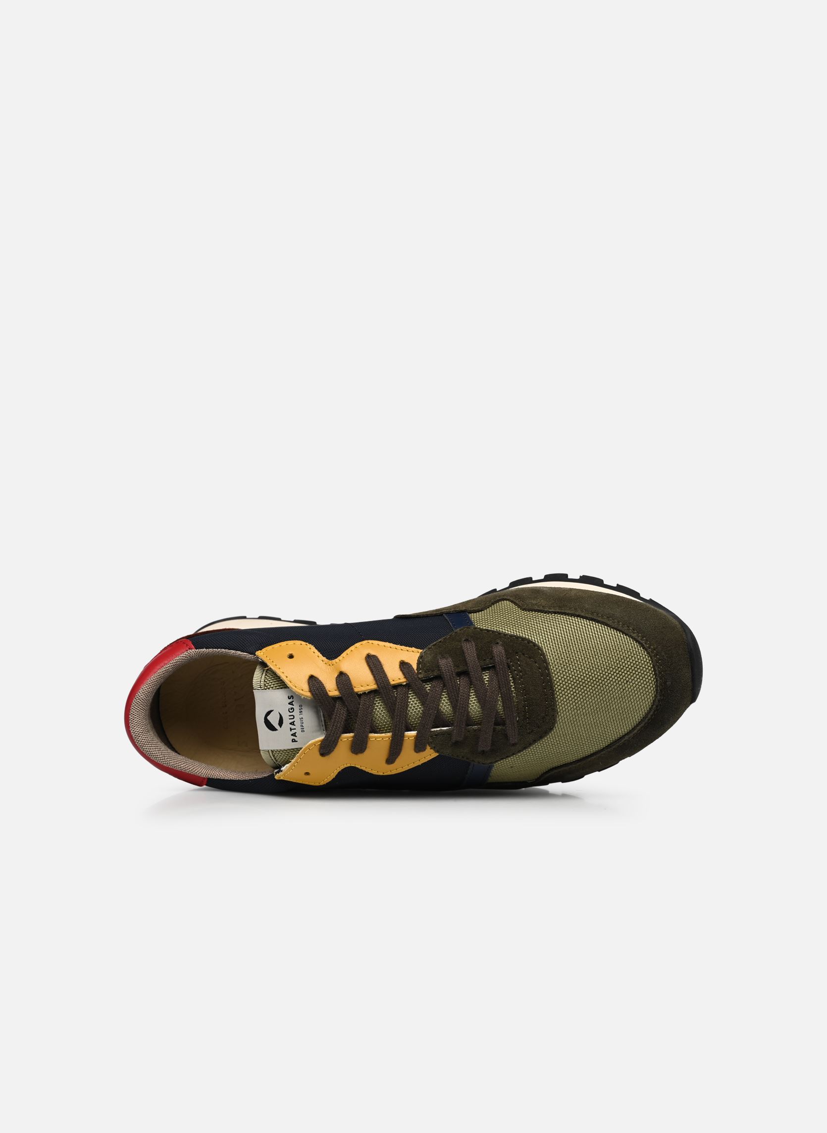 Baskets basses ASTATE MIX homme vert Pataugas Baskets basses ASTATE MIX homme vert KAKI