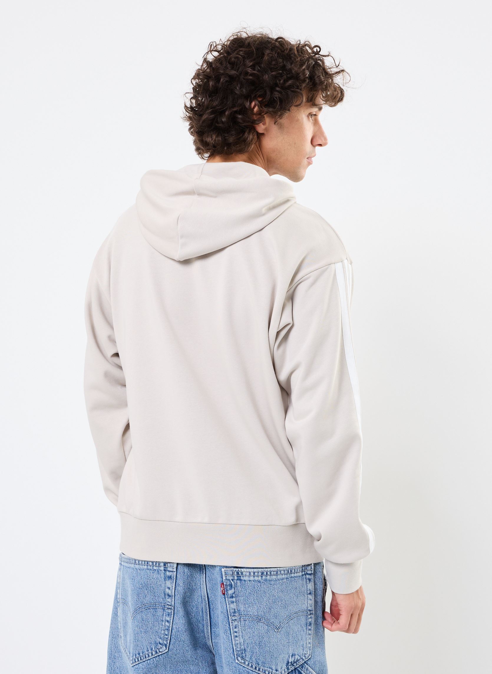 Kapuzenpullover M 3S Ft Hd herren beige adidas sportswear Kapuzenpullover M 3S Ft Hd herren beige WONALU/WHITE