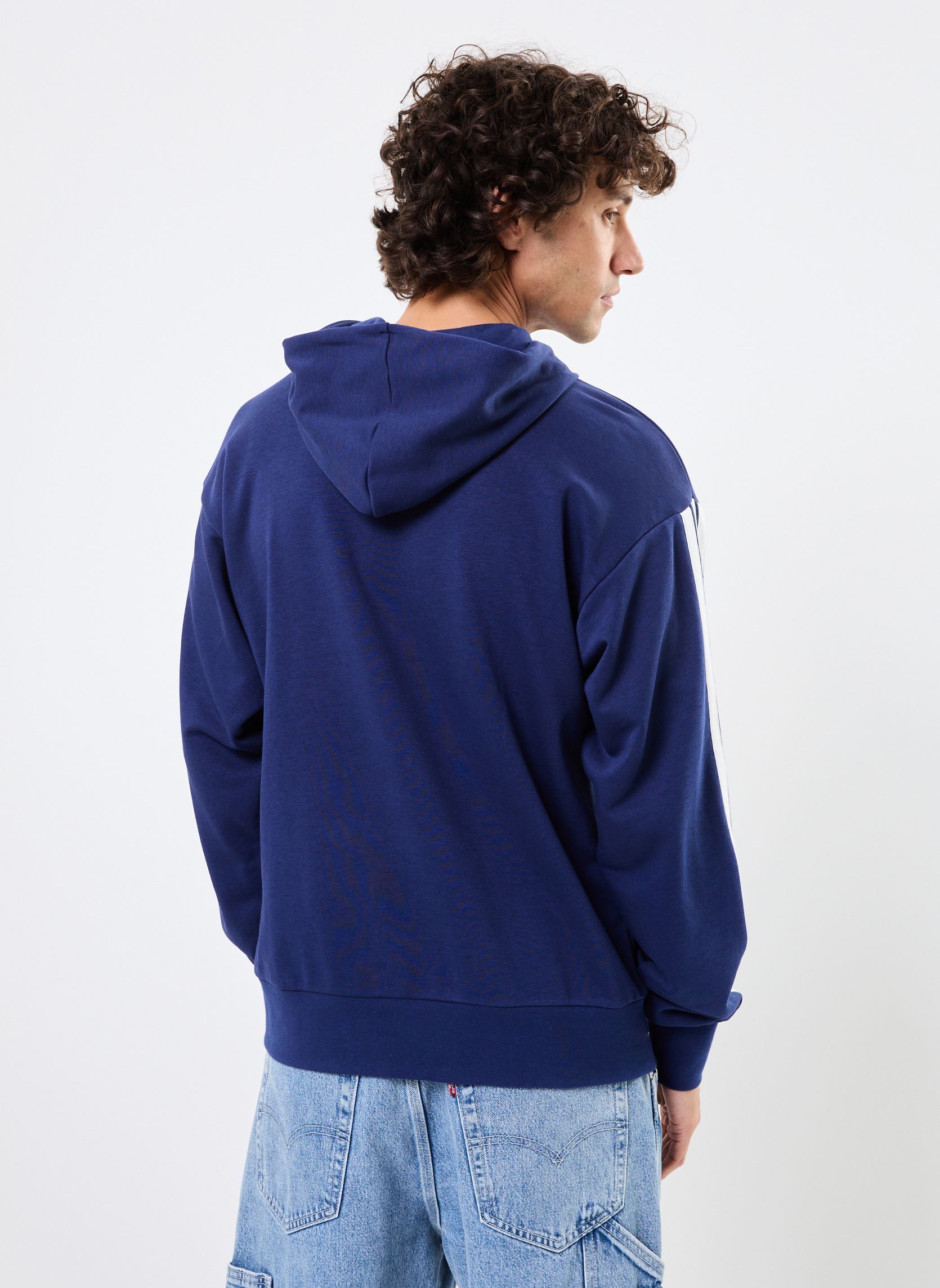 Kapuzenpullover M 3S Ft Hd herren blau adidas sportswear Kapuzenpullover M 3S Ft Hd herren blau DKBLUE/WHITE