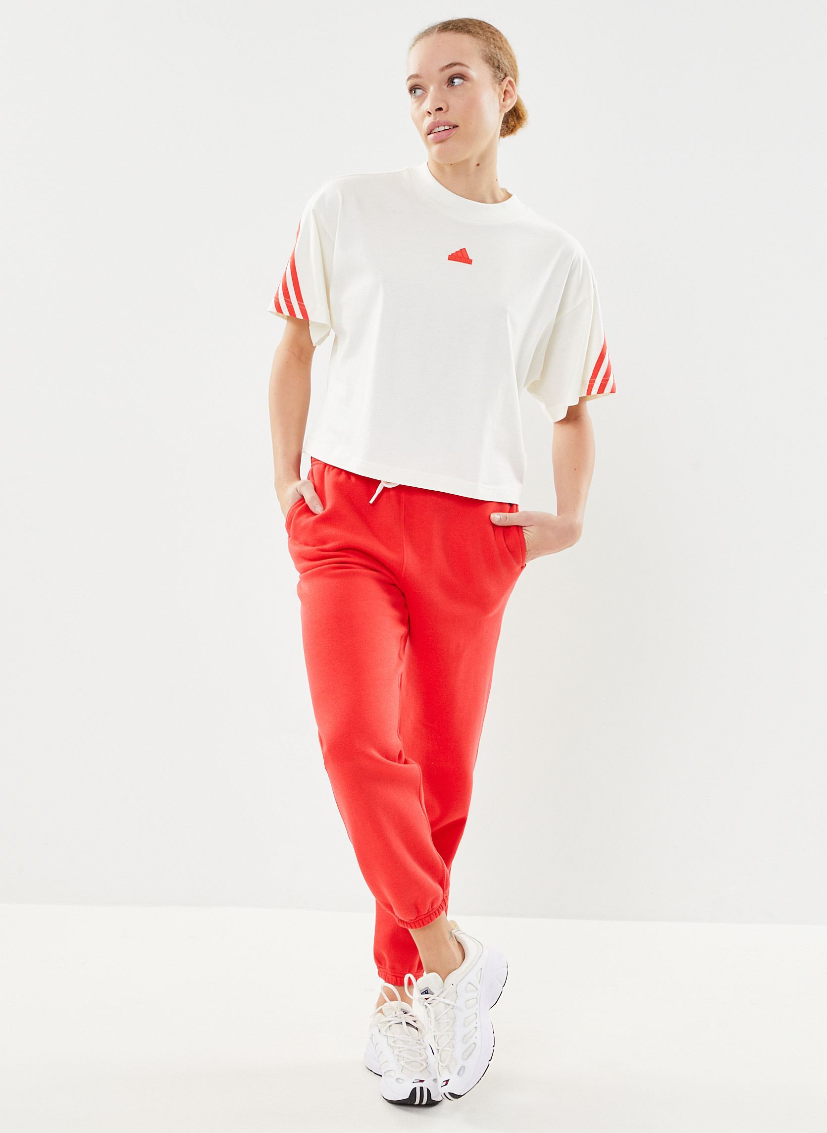 Tee-shirts W Fi 3S Tee femme blanc adidas sportswear Tee-shirts W Fi 3S Tee femme blanc BLANC