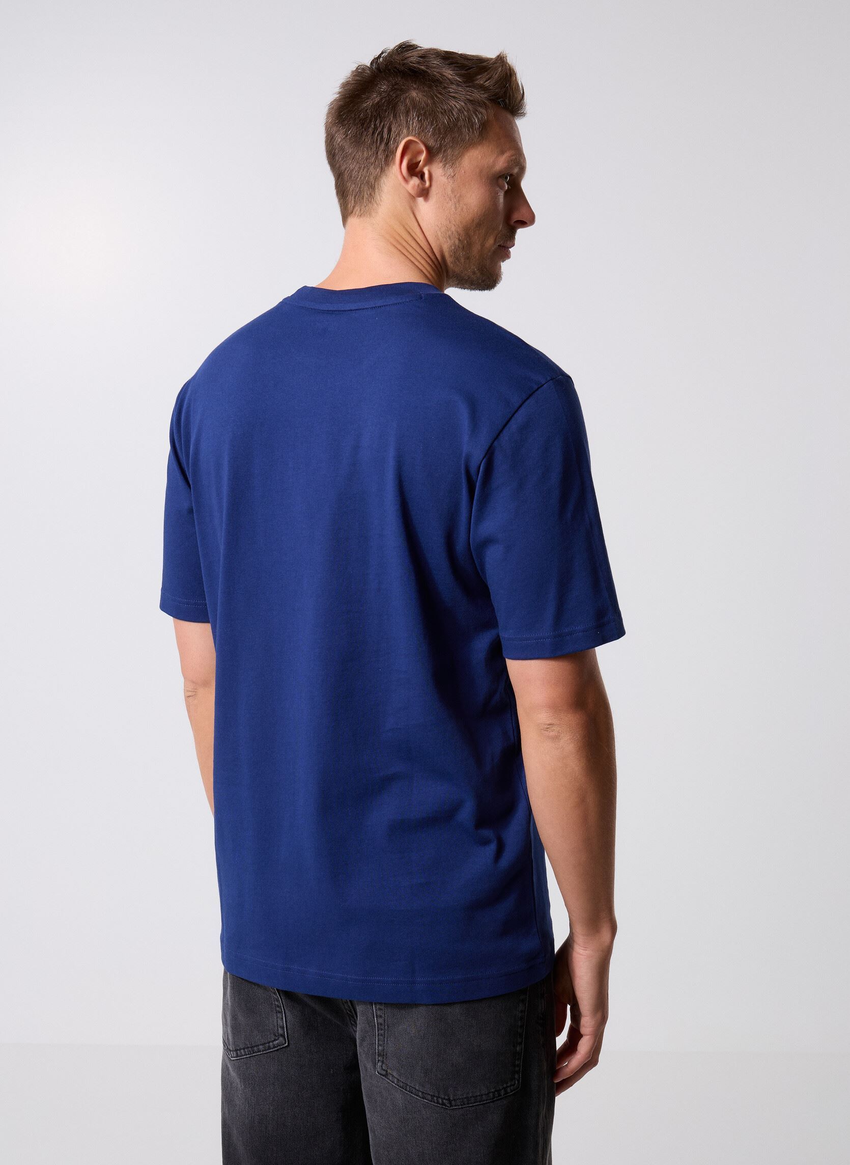 Tee-shirts M Sl Sj T homme bleu adidas sportswear Tee-shirts M Sl Sj T homme bleu DKBLUE