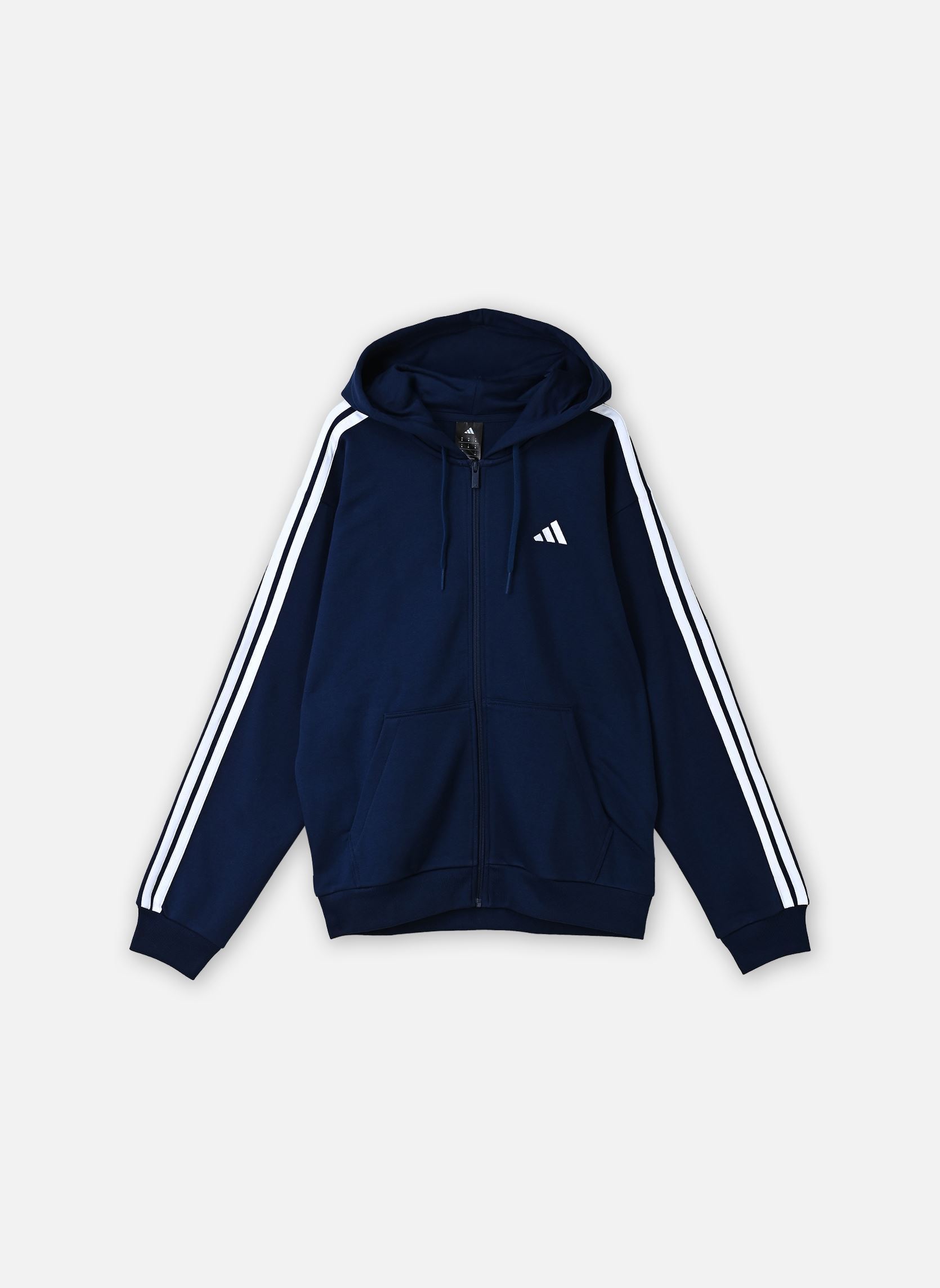Sweats zippés M 3S FL FZ HD homme bleu adidas sportswear Sweats zippés M 3S FL FZ HD homme bleu team navy blue 2