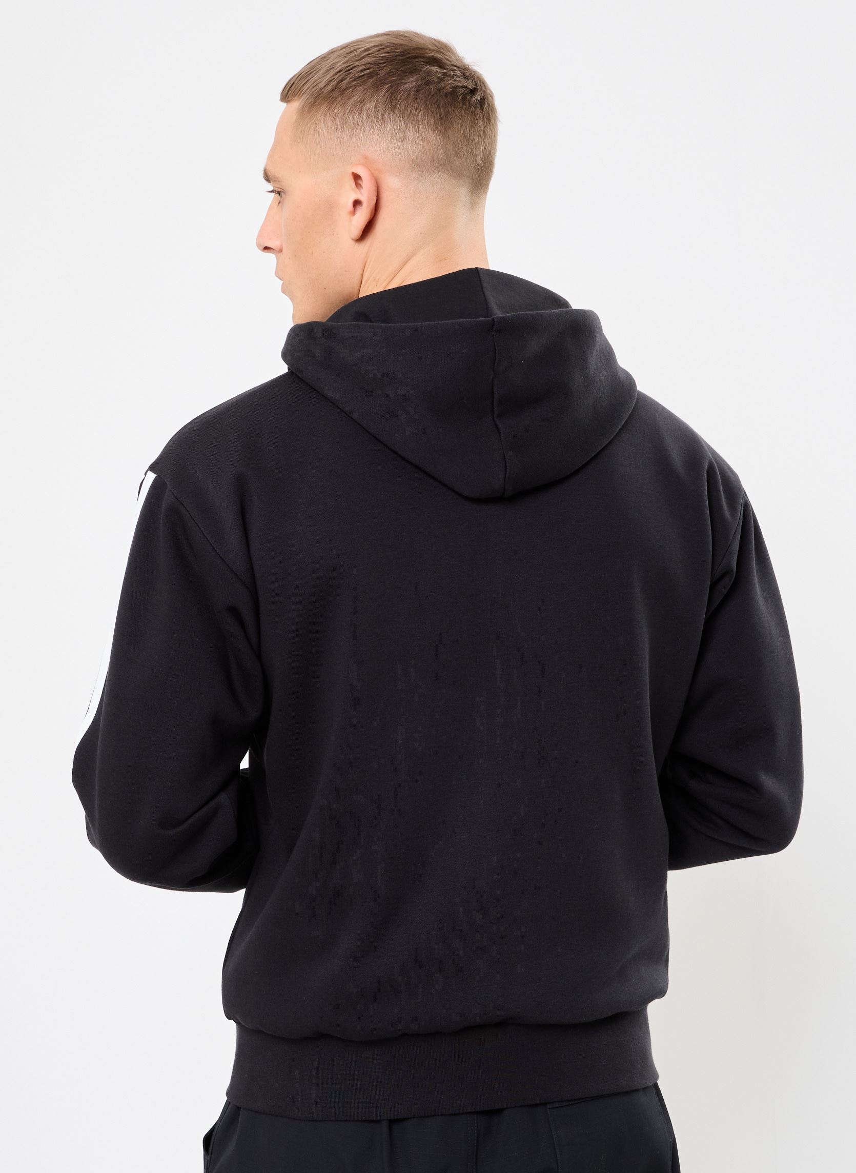 Sweats zippés M 3S FL FZ HD homme noir adidas sportswear Sweats zippés M 3S FL FZ HD homme noir BLACK/WHITE