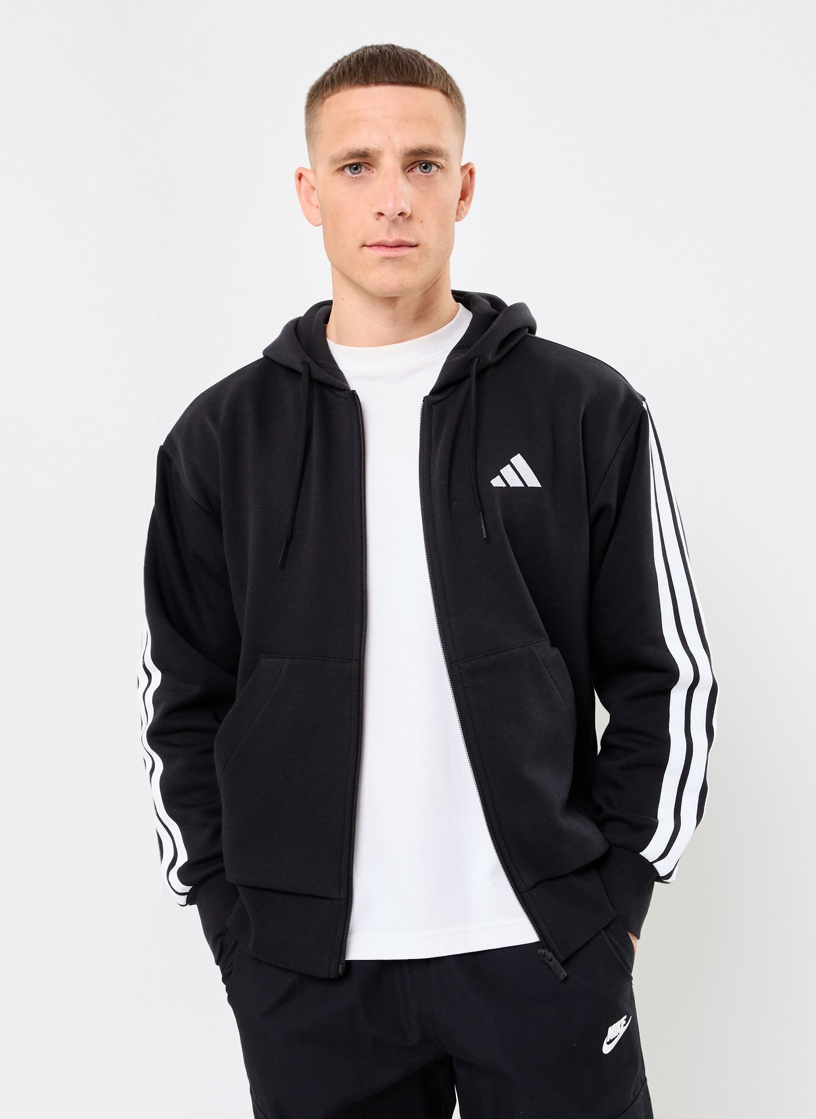 Vêtements adidas sportswear 3S Fl Fz Hd pour Accessoires - vue 3
