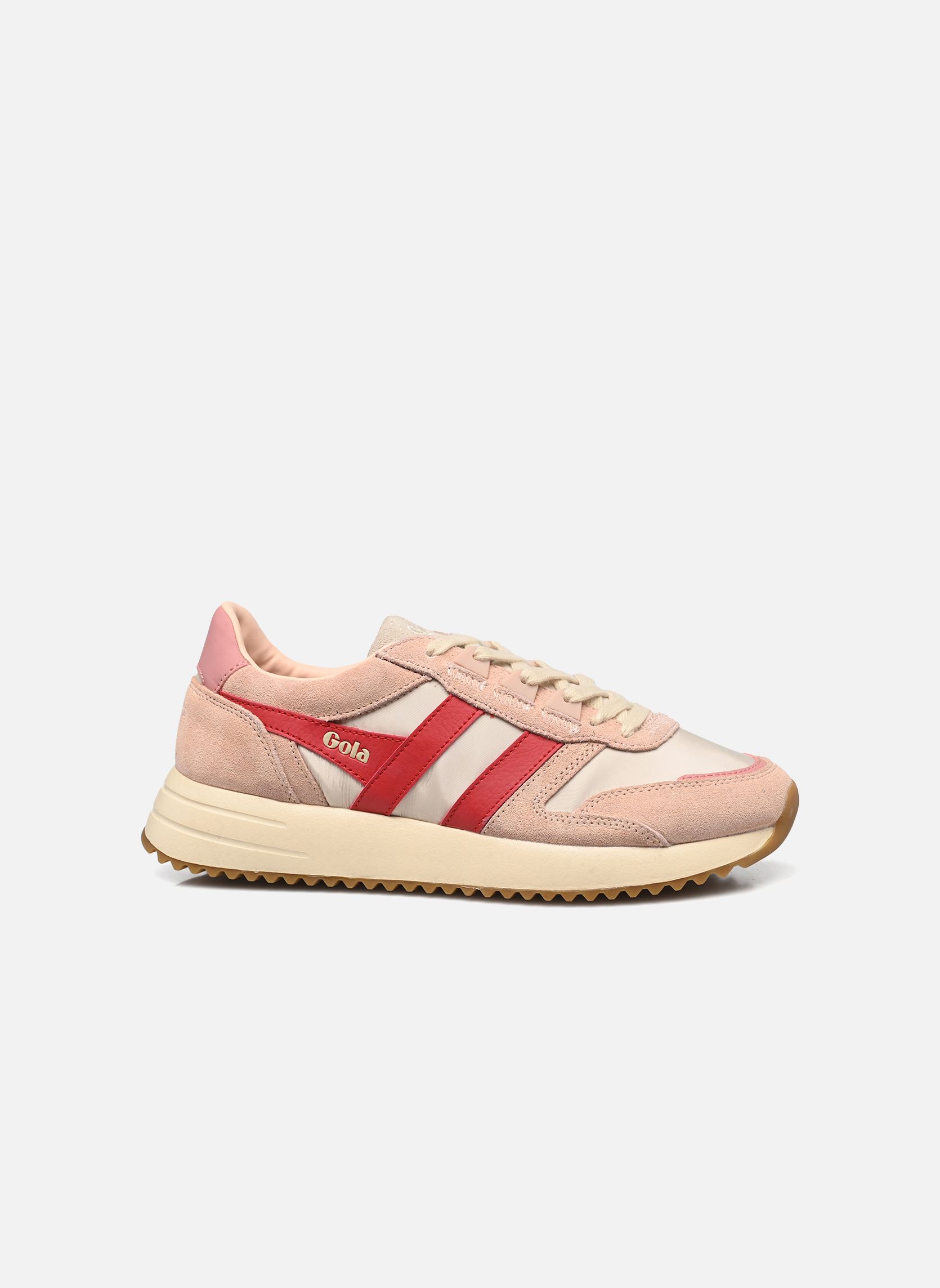 Niedrige Sneaker CHICAGO W damen rosa Gola Niedrige Sneaker CHICAGO W damen rosa WHEAT/PEARL PINK/DEEP RED
