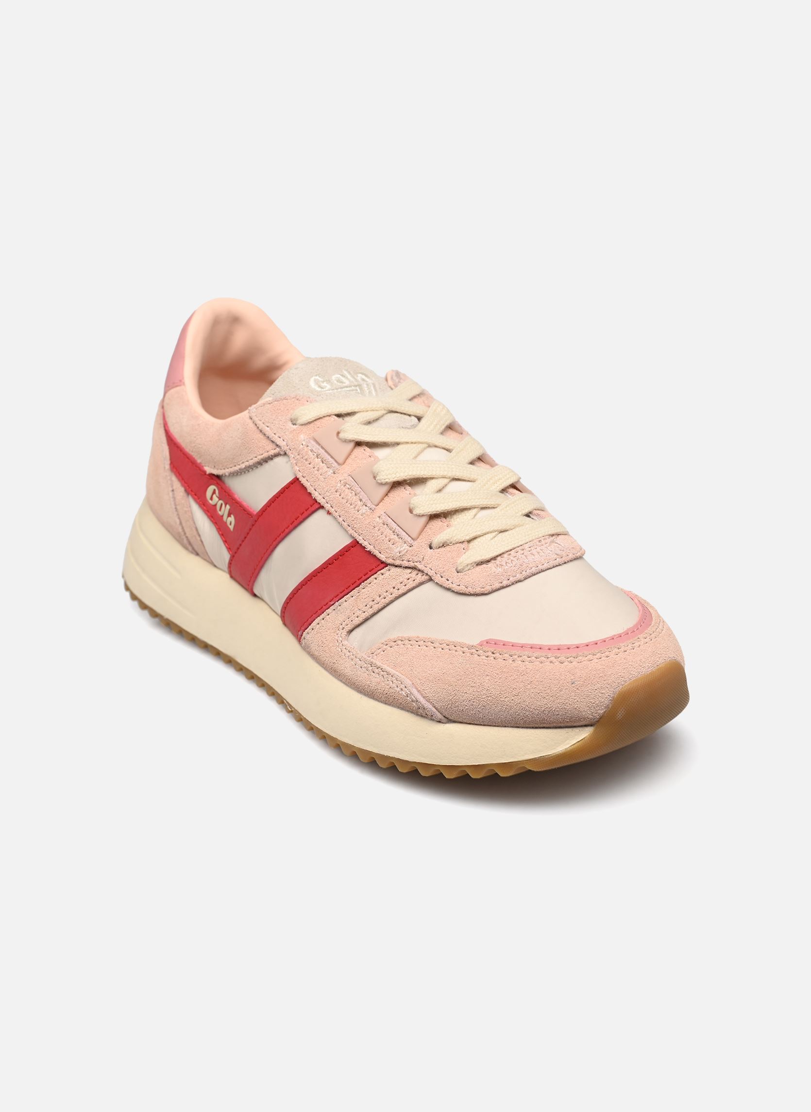 Niedrige Sneaker CHICAGO W damen rosa Gola Niedrige Sneaker CHICAGO W damen rosa WHEAT/PEARL PINK/DEEP RED