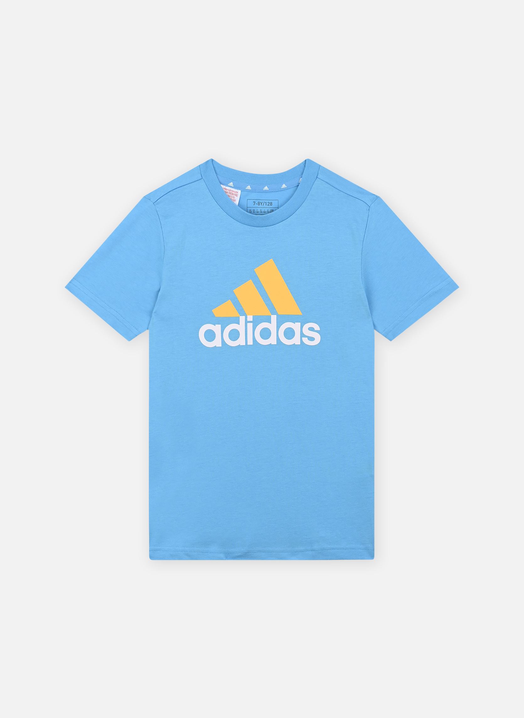 Tee-shirts U Bl 2 Tee garçon bleu adidas sportswear Tee-shirts U Bl 2 Tee garçon bleu SEBLBU/SEMSPA/WHITE