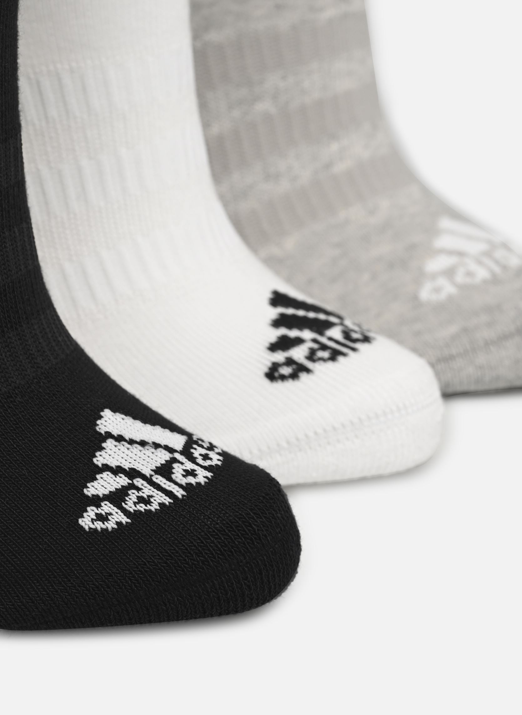 Socquettes C Spw Low 3P gris adidas sportswear Socquettes C Spw Low 3P gris MEDIUM GREY HEATHER/WHITE/BLAC