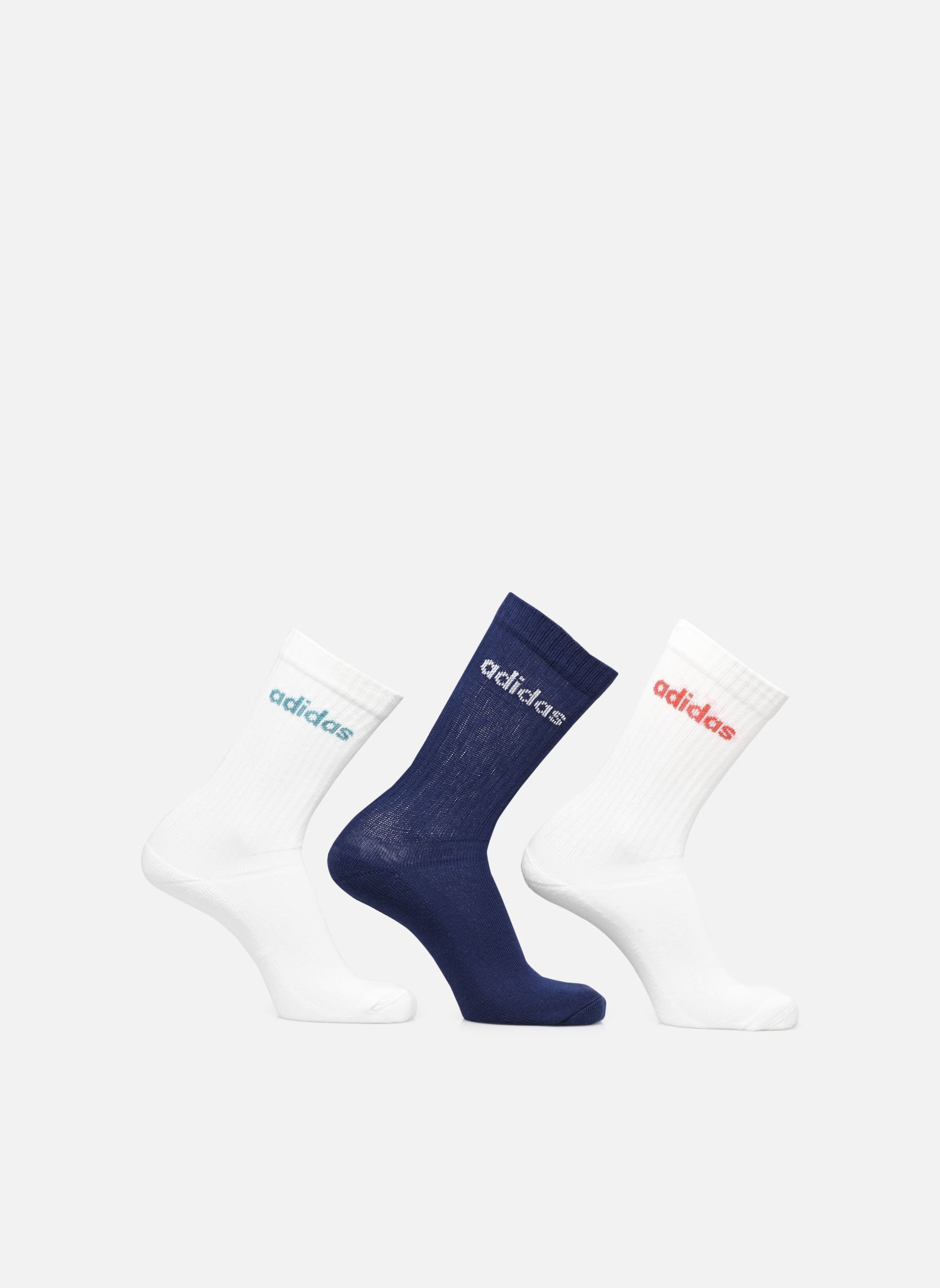 Calze C Lin Crew 3P blu adidas sportswear Calze C Lin Crew 3P blu Dark Blue